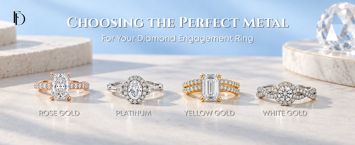 How to Choose the Perfect Engagement Ring Metal for Your Diamond