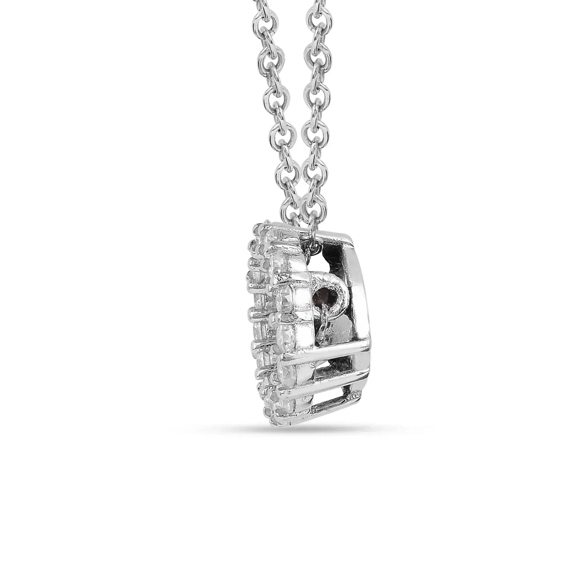 Created Alexandrite Dancing Stone Necklace - Fine Diamond