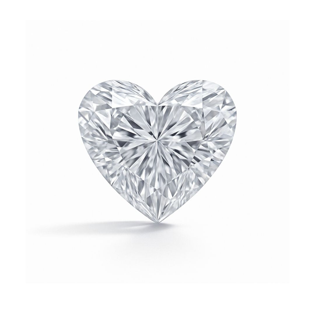 Heart Loose Lab Grown Diamond Stone SI1 IGI Certified