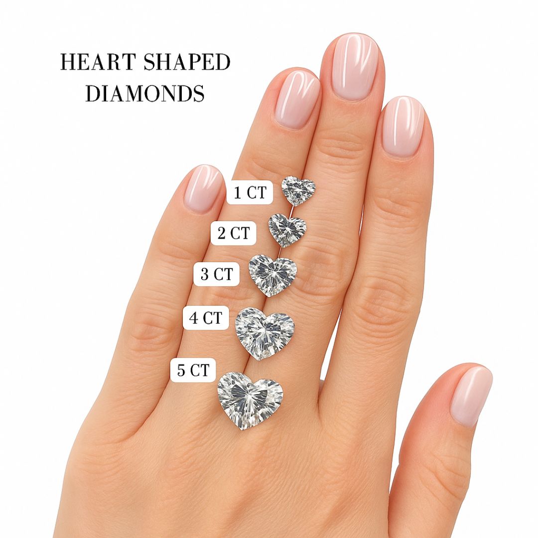 Heart Loose Lab Grown Diamond Stone SI1 IGI Certified