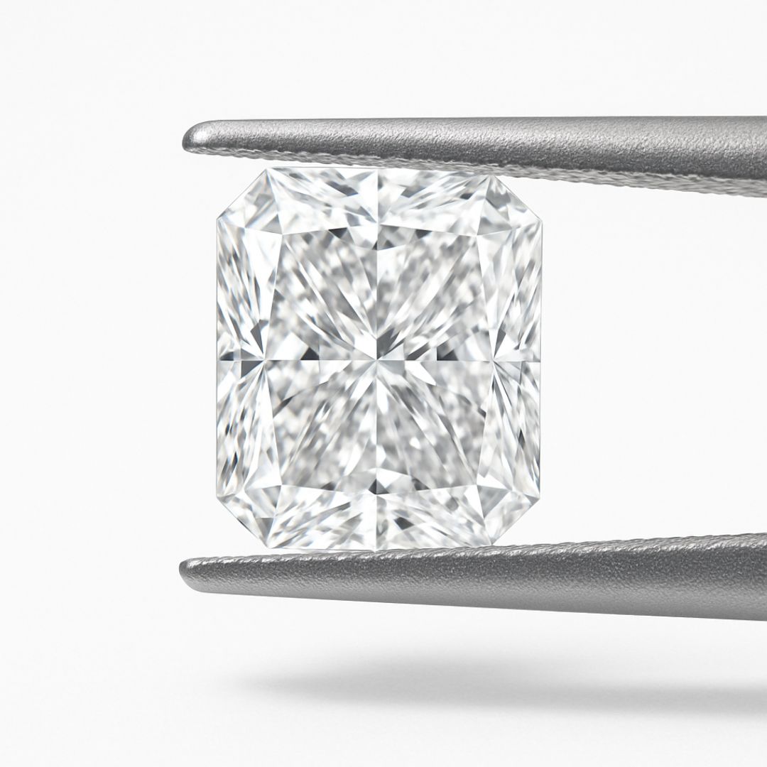 Radiant Loose Lab Grown Diamond Stone VVS2 IGI Certified
