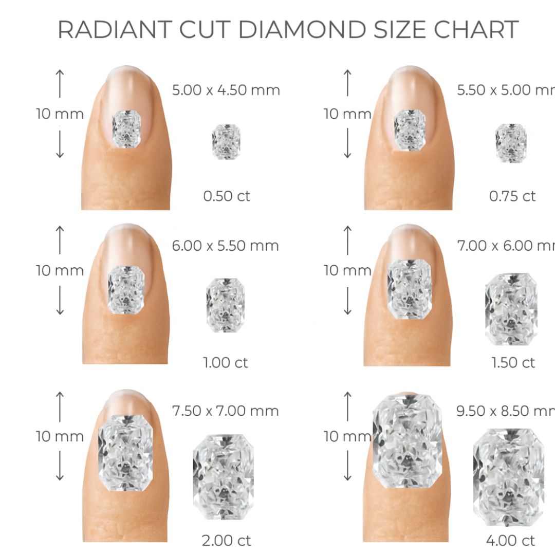 Radiant Loose Lab Grown Diamond Stone VVS2 IGI Certified