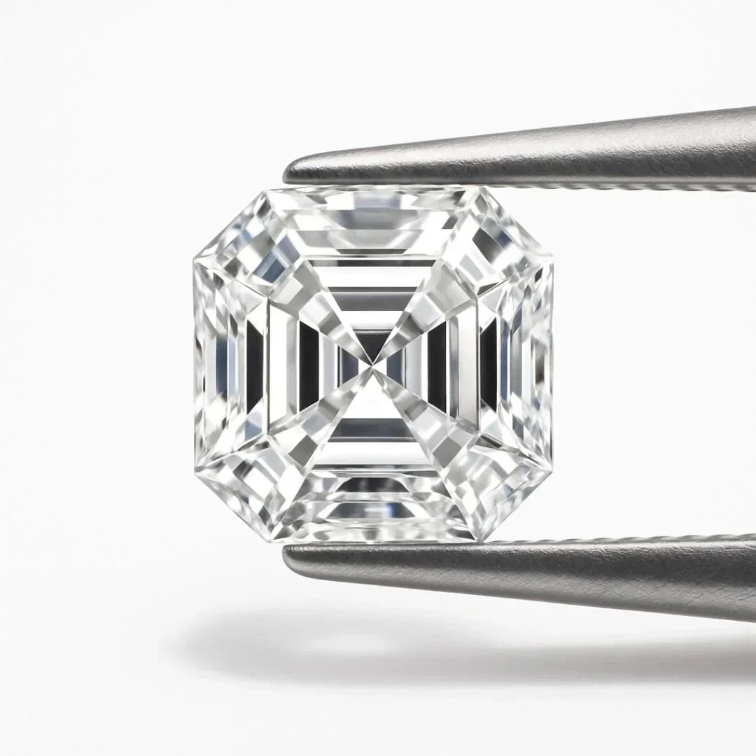 Asscher Cut Loose Lab Grown Diamond Stone SI1 IGI Certified - Fine Diamond