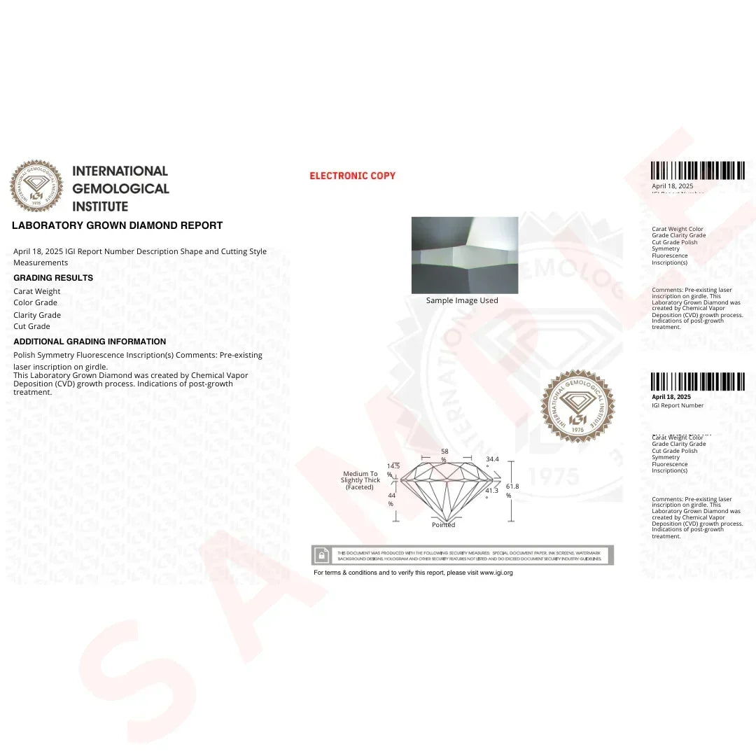 Heart Loose Lab Grown Diamond Stone VS1 IGI Certified - Fine Diamond