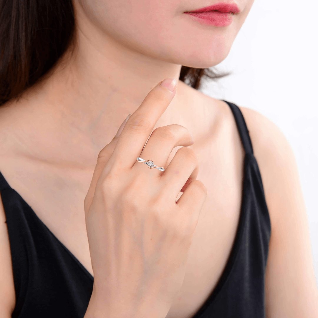 lab created solitaire ring, lab grown diamond solitaire