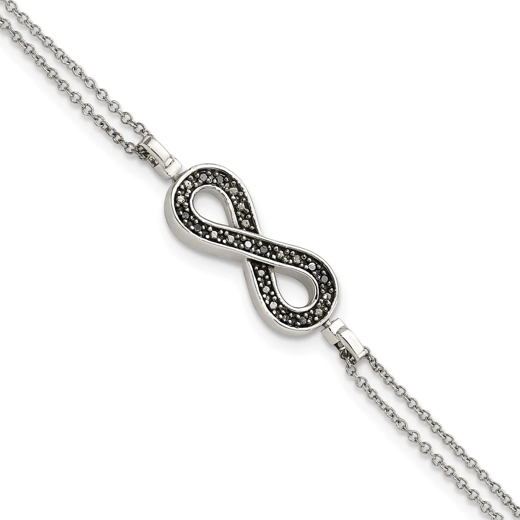Diamond Infinity Bracelet - Fine Diamond