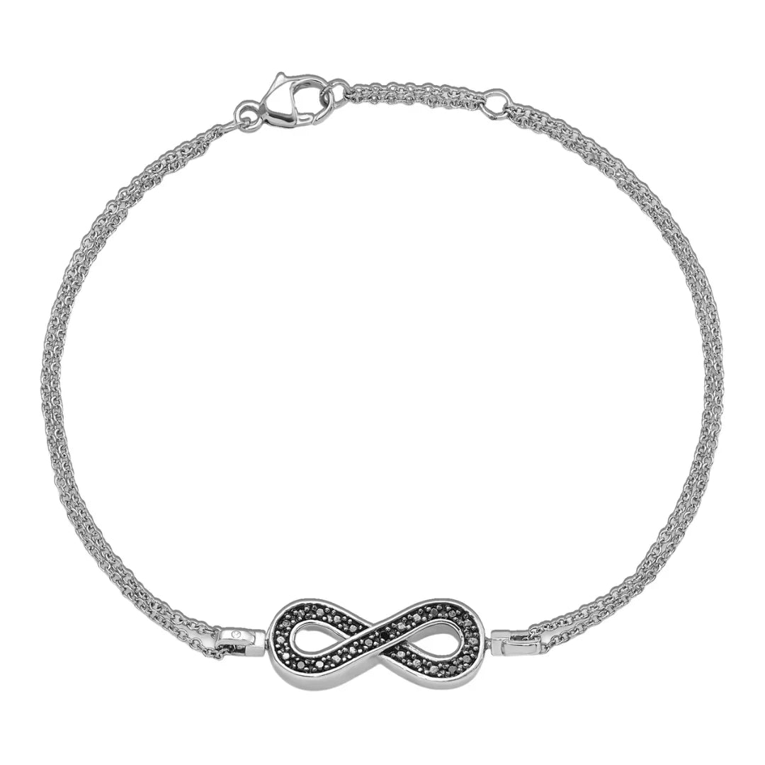 Diamond Infinity Bracelet - Fine Diamond