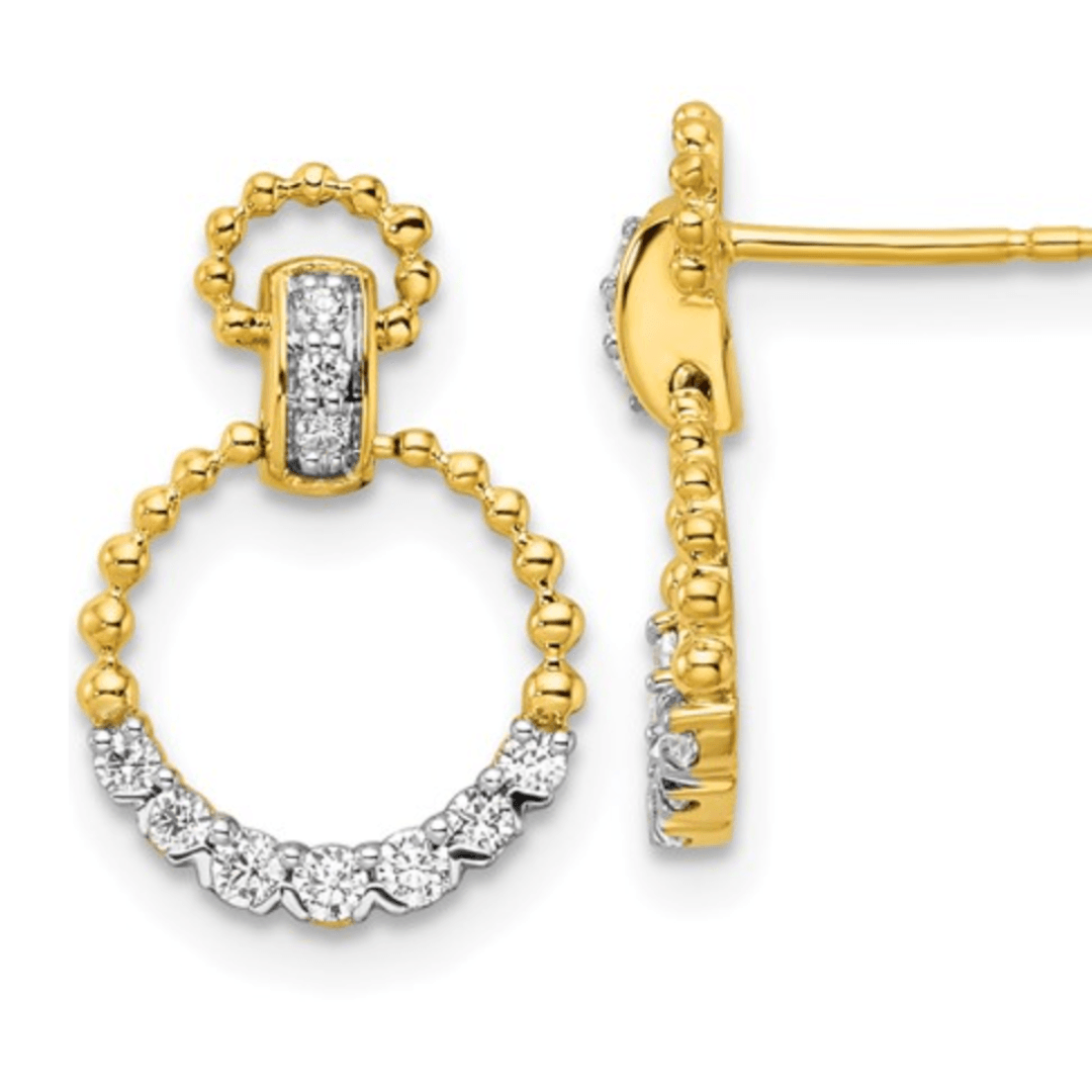 14K Gold Lab Diamond Circle Dangle Earrings Fine Color Jewels 14k Gold Earrings, 50th anniversary gift, aesthetic earrings, affordable earrings under $500, Birthday gift for her, Bridal Jewelry, Bridesmaid Gift for Her, Diamond Earrings, diamond gift for her, Diamond Jewelry, dla-dm-discount-all-145099, Drop Earrings, gift for her, gift for hergift for women, Gold Hoop Earrings, Jewelry Gift for her, Lab Grown Diamond, Round Drop Earrings, Wedding Earrings, Wedding Gift For Her, wedding gift.