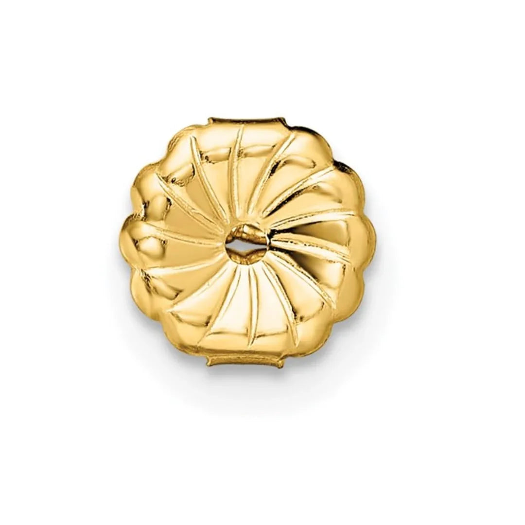 14K Yellow Gold Lab Grown Round Diamond Stud Earrings - Fine Diamond