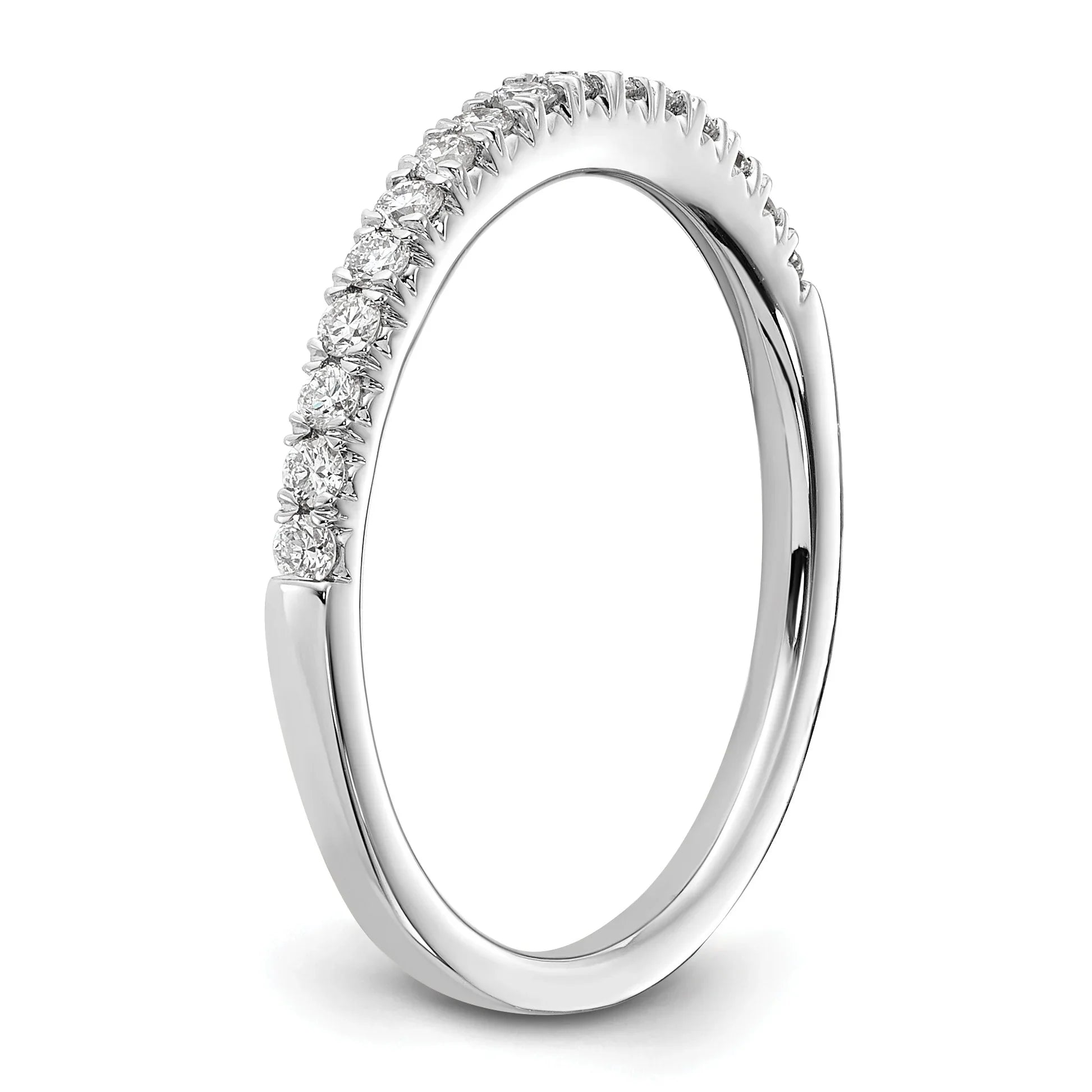 14K Gold Lab Grown Diamond Eternity Wedding Bands - Fine Diamond