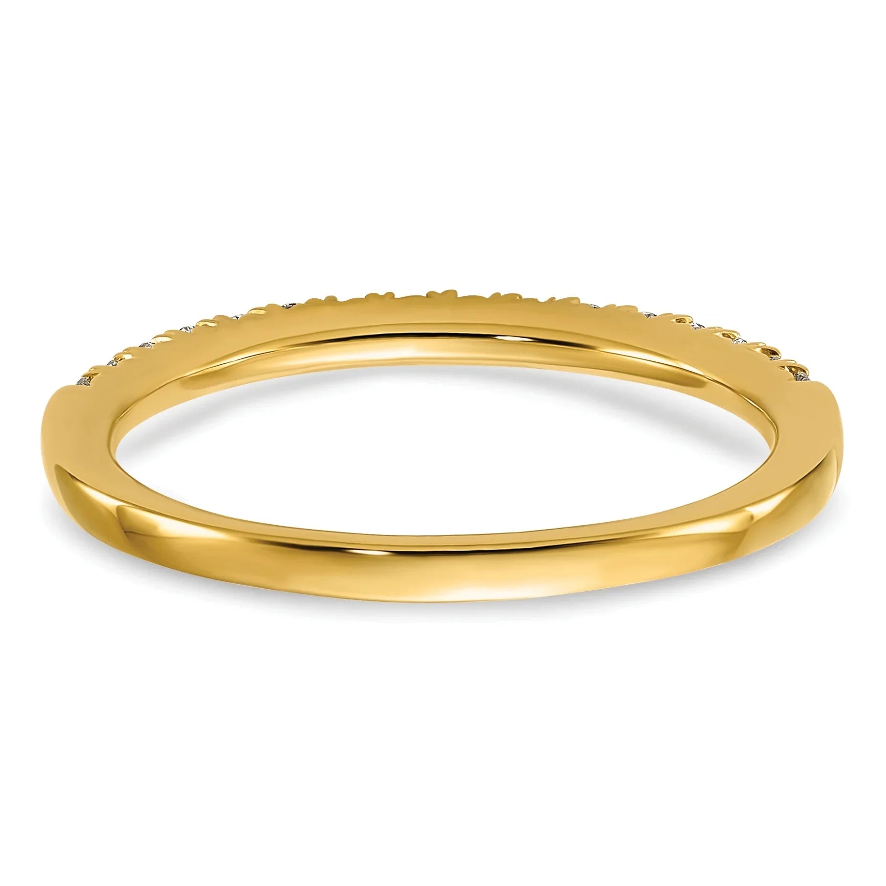14K Gold Lab Grown Diamond Eternity Wedding Bands - Fine Diamond