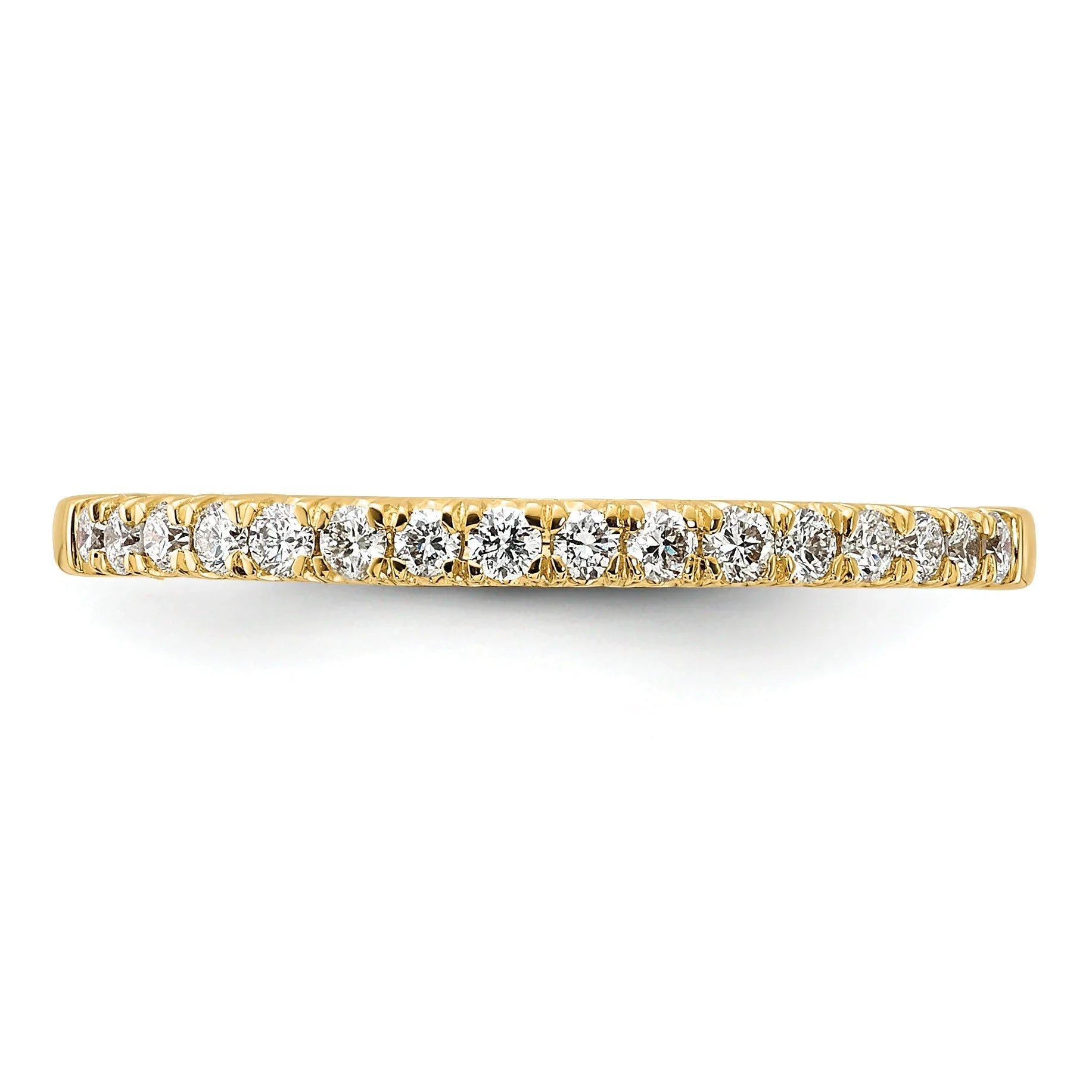 14K Gold Lab Grown Diamond Eternity Wedding Bands - Fine Diamond