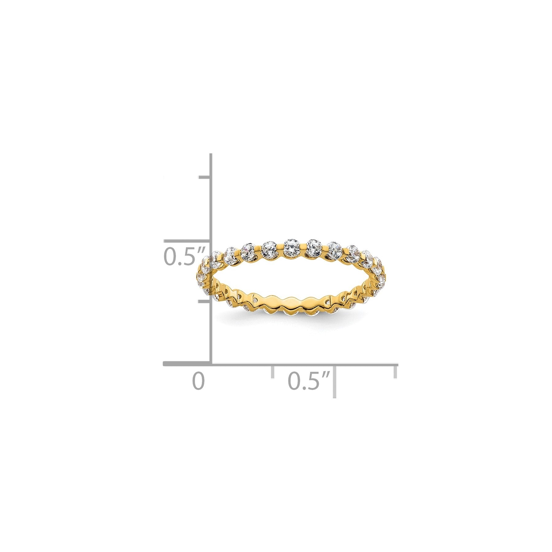Lab Grown Diamond Eternity Band Ring