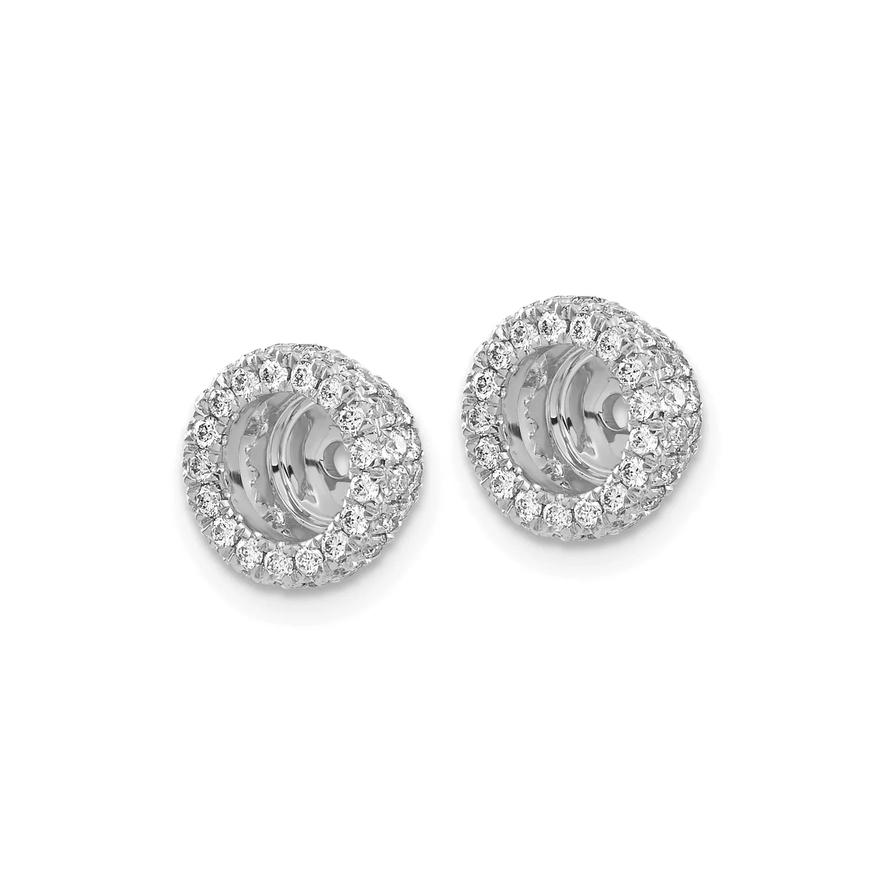 14k Gold Lab Diamond Earring Jacket - Fine Diamond