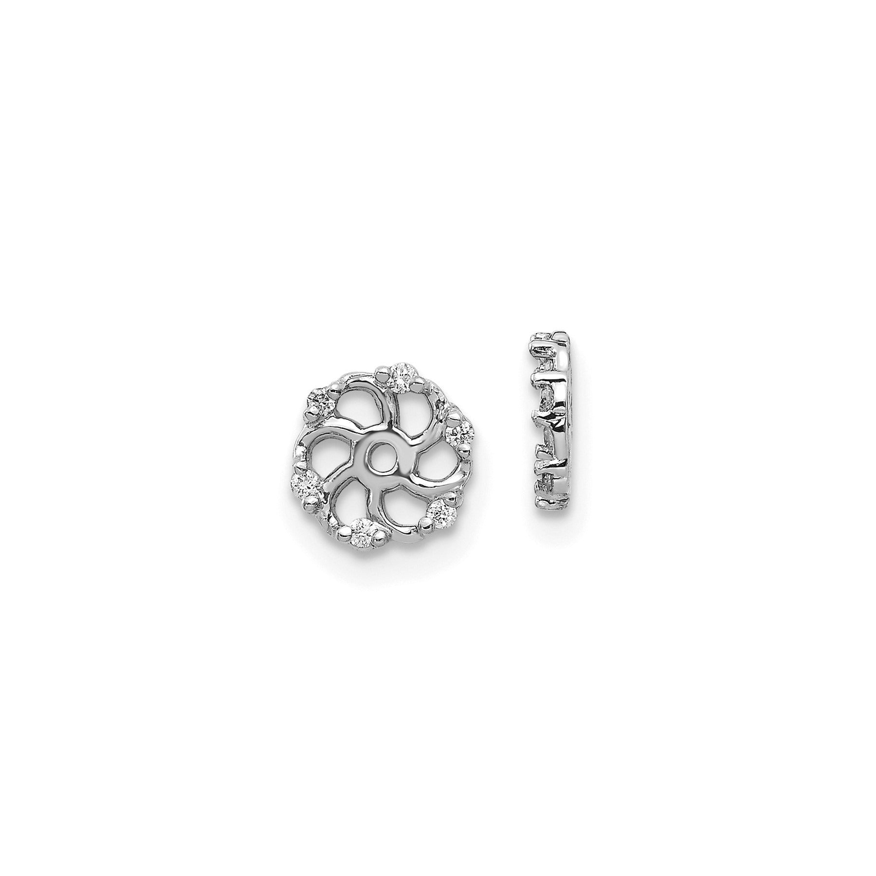 Lab Grown Diamond Earring Jackets 14k Gold