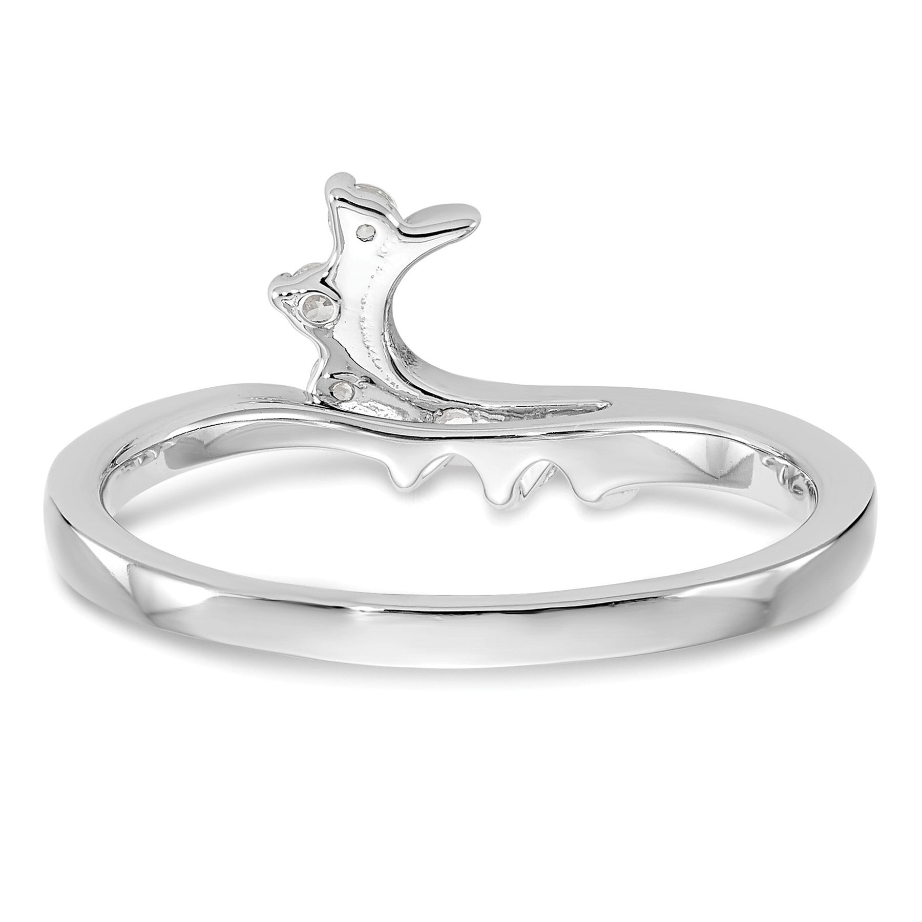 14K White Gold Lab Grown Diamond Ring