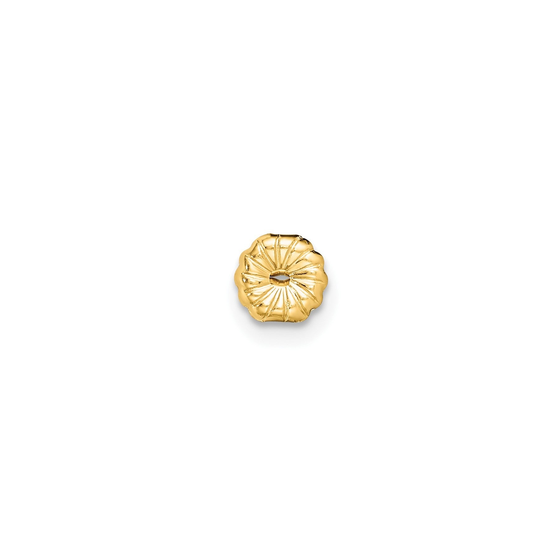 14K Yellow Gold Round Lab Grown Diamond Stud Earrings