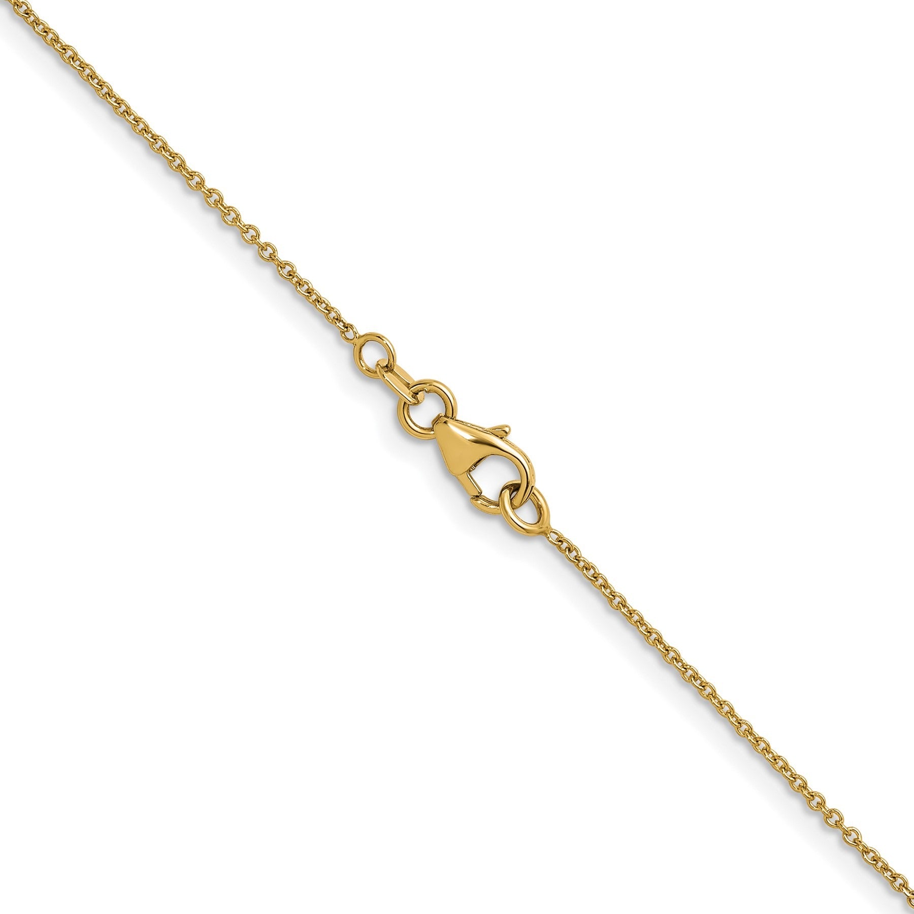 14K Lab Grown Diamond Twelve Station Necklace 1 ctw