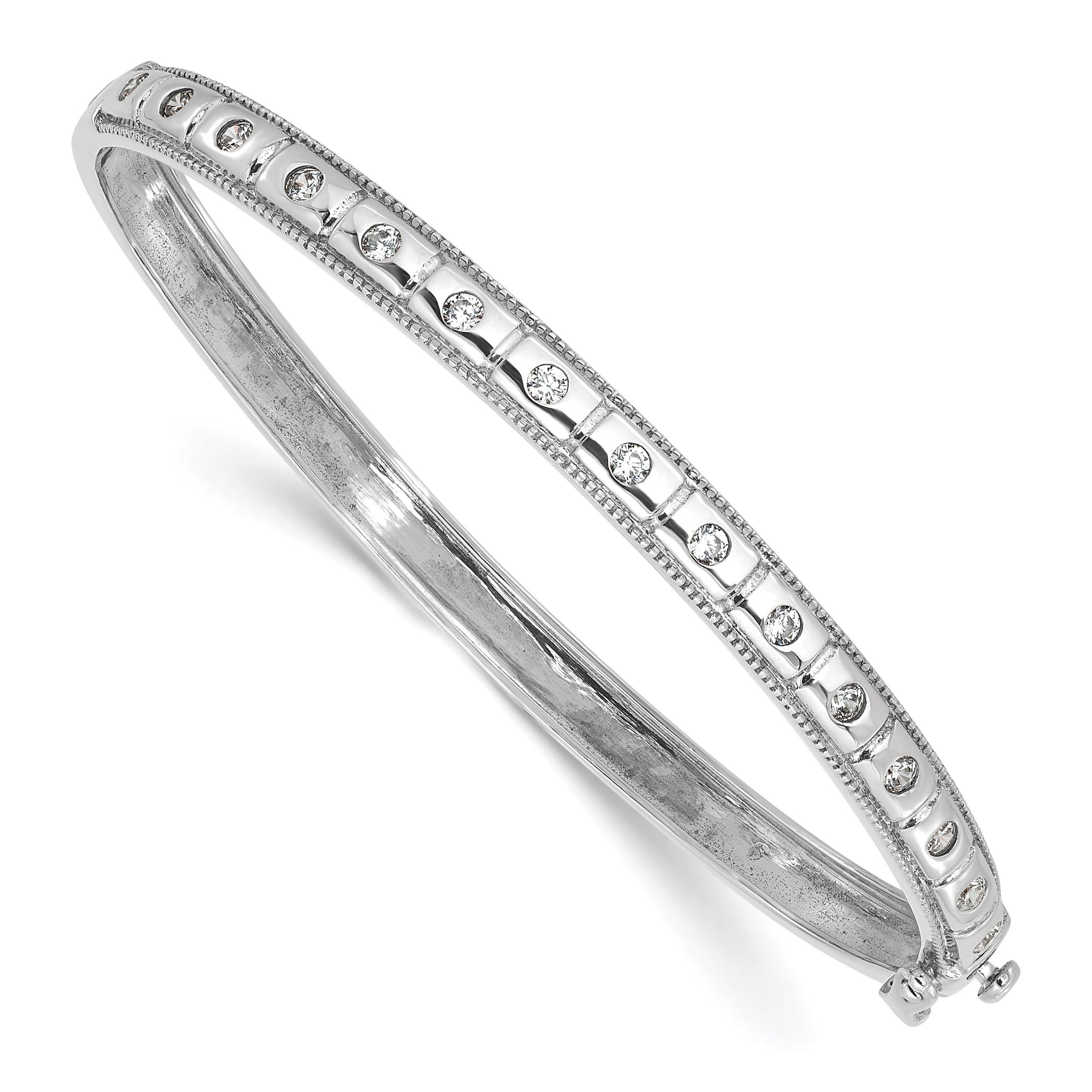 14K Gold 1/2 carat Lab Grown Diamond Bangle Bracelet