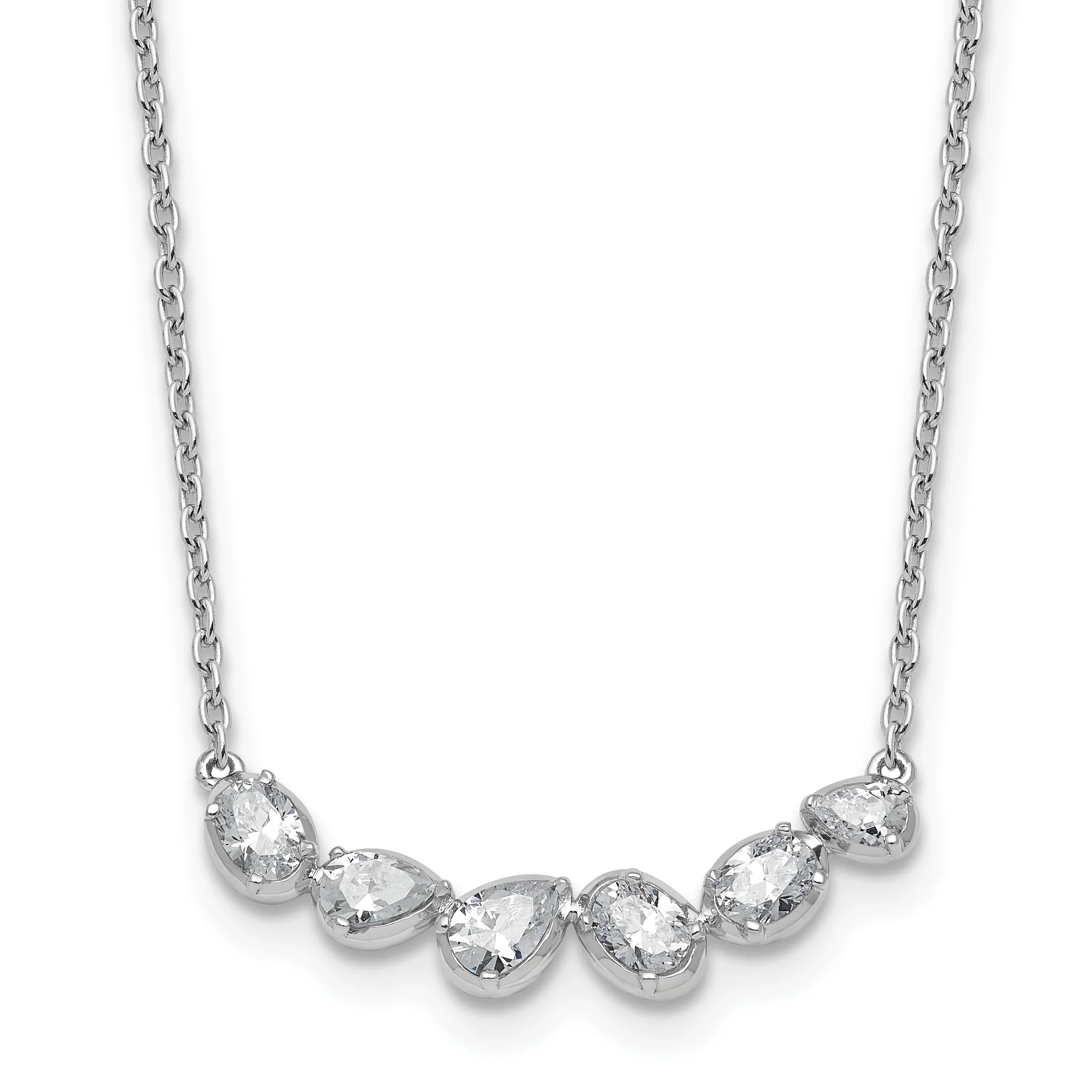 Lab Grown Diamond 14K Gold Leaf Bar Necklace - Fine Diamond
