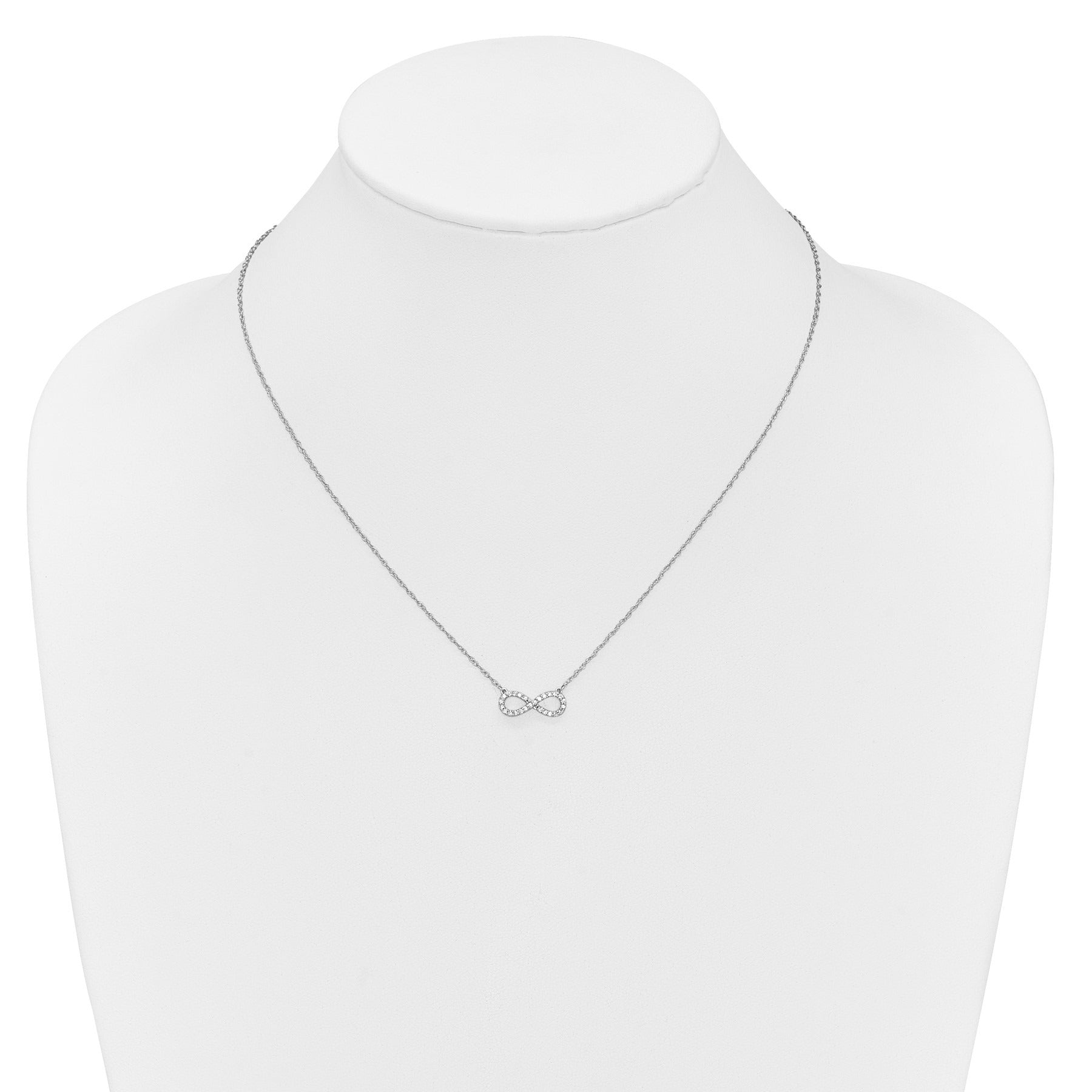 Diamond Infinity Symbol Necklace
