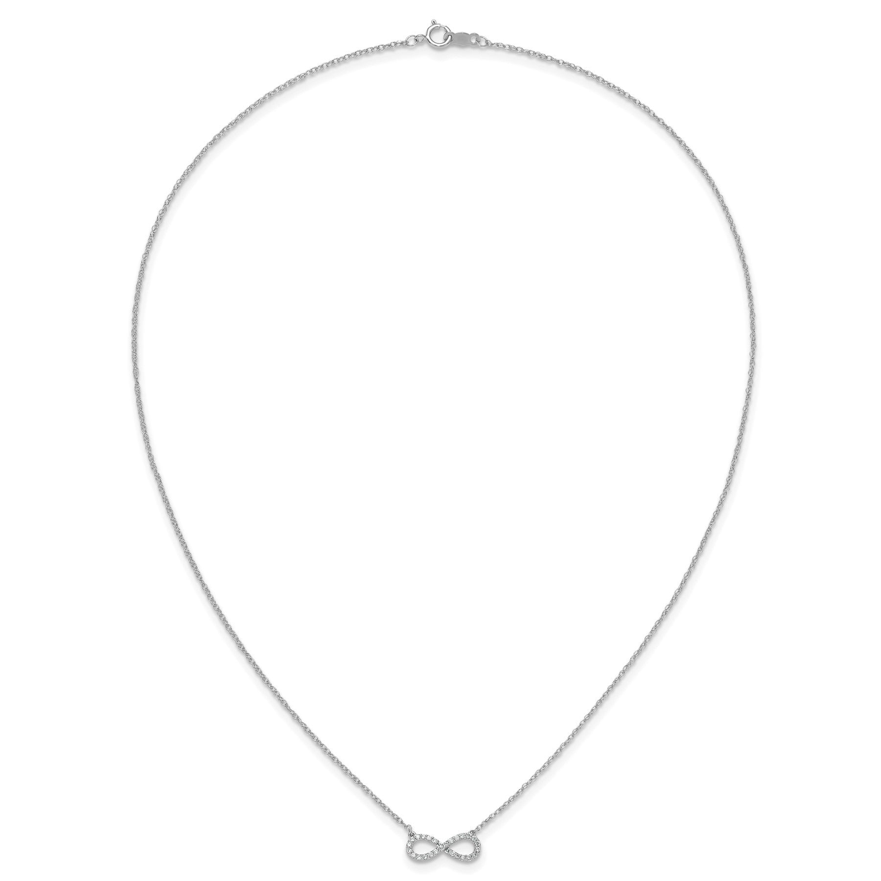 Diamond Infinity Symbol Necklace