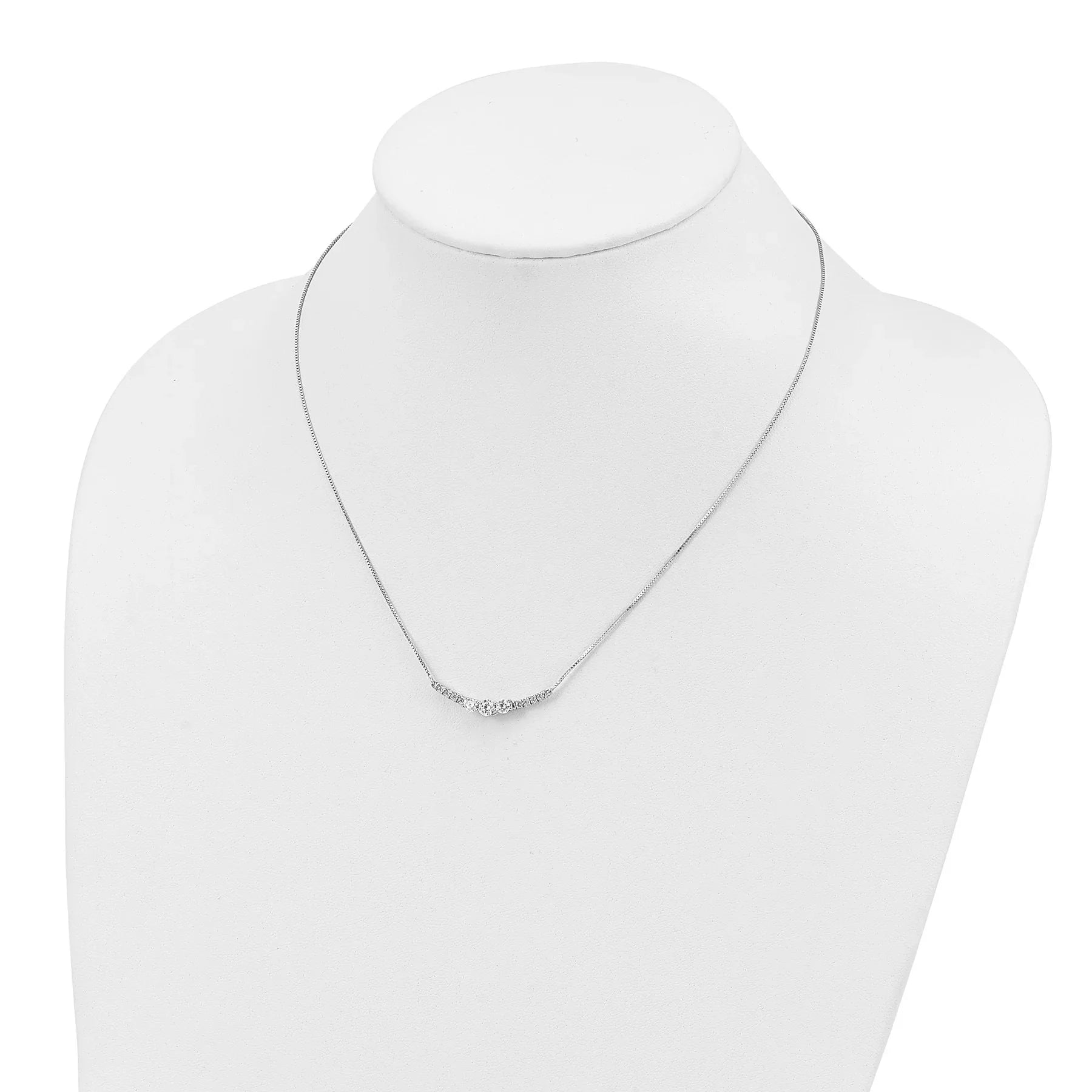 Lab Grown Diamond Complete Fashion Bar Necklace - Fine Diamond