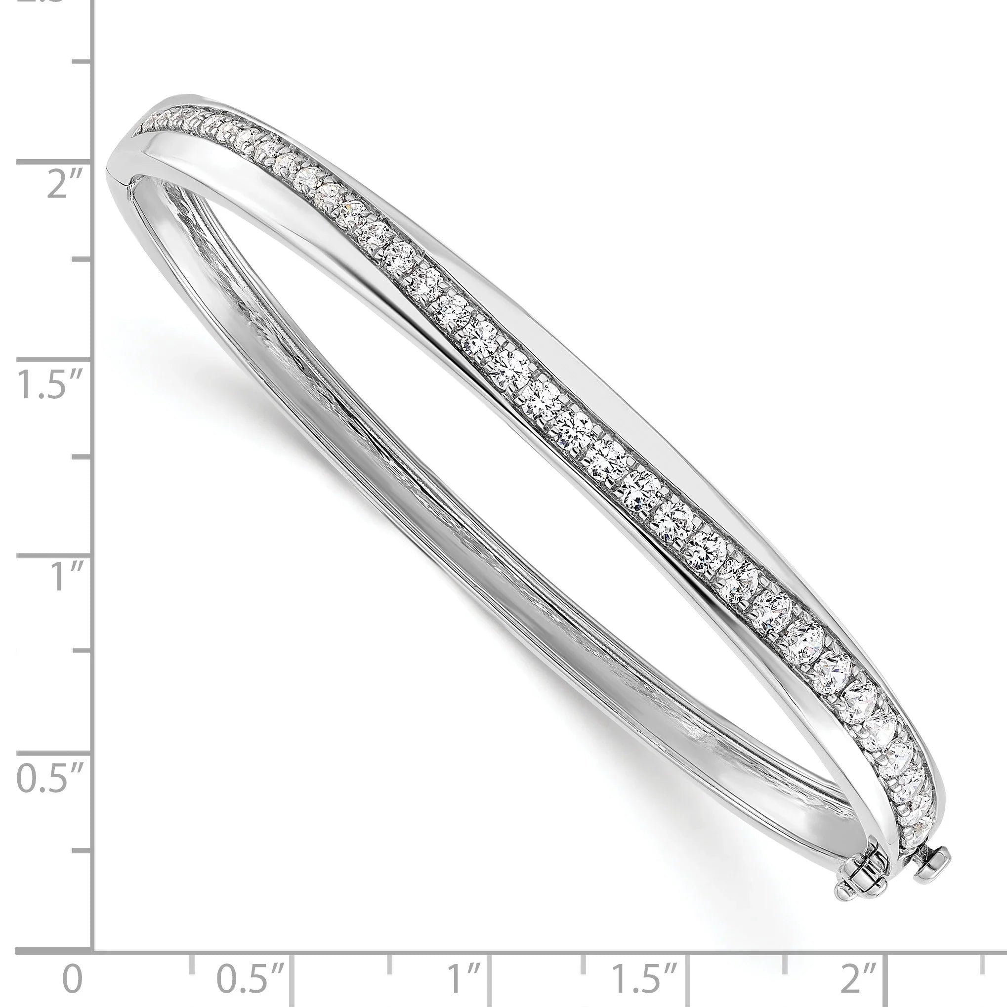 14K Gold Lab Grown Diamond Bangle Bracelets - Fine Diamond