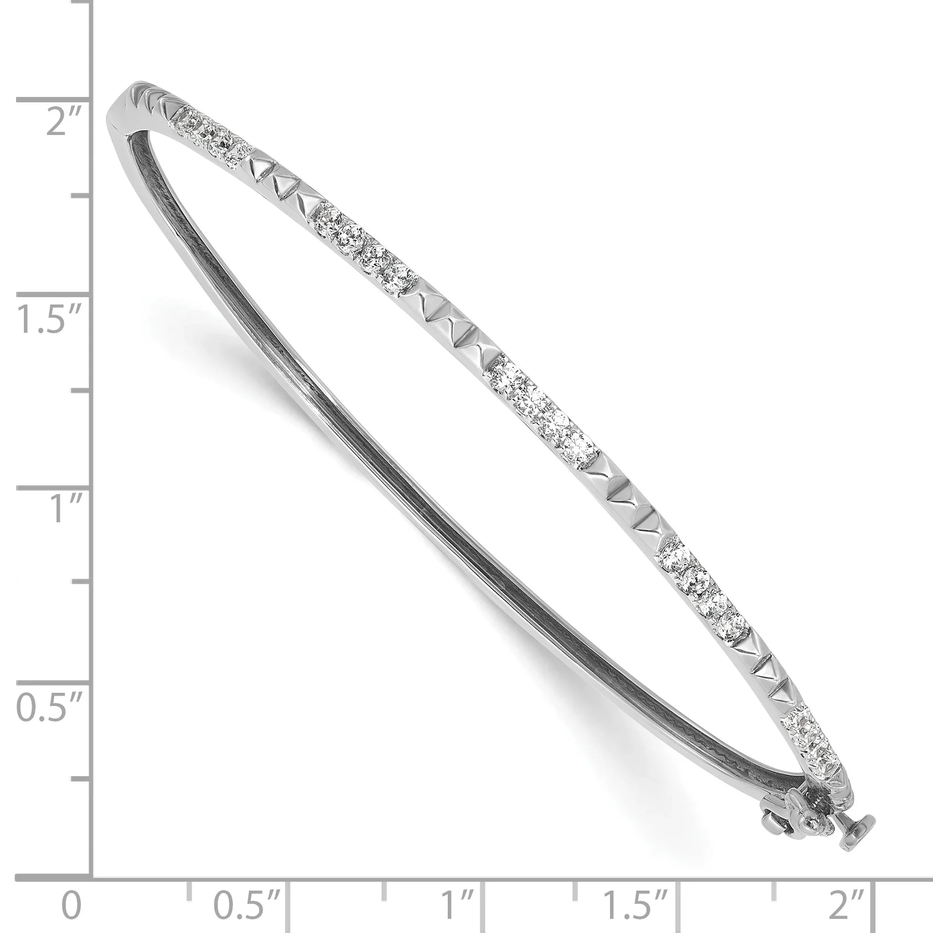 14K Gold Lab Grown Diamond Bangle Bracelets - Fine Diamond