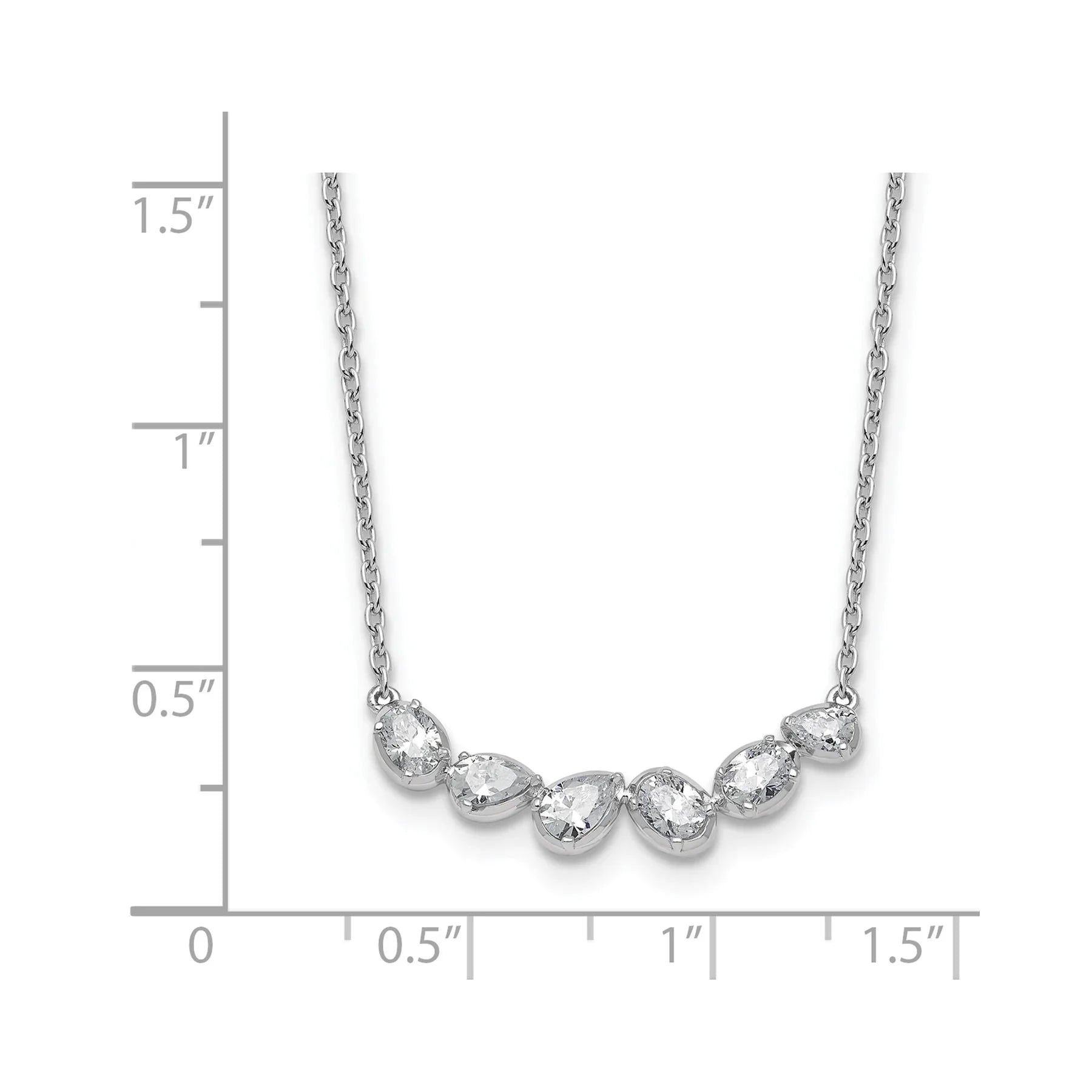 Lab Grown Diamond 14K Gold Leaf Bar Necklace - Fine Diamond