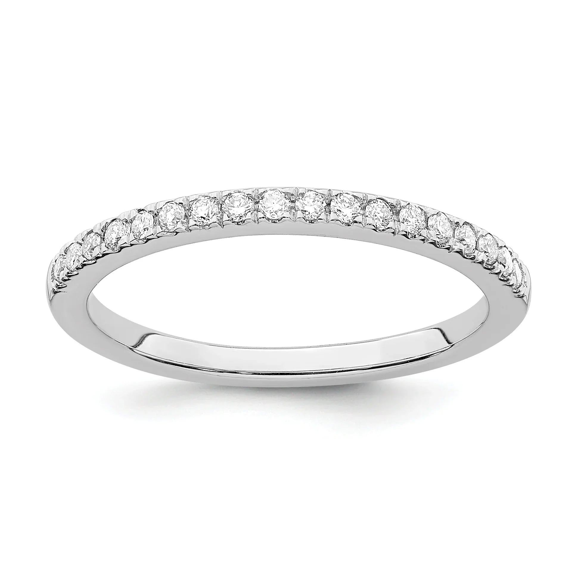 14k Gold Lab Grown Diamond Wedding Band Eternity Ring