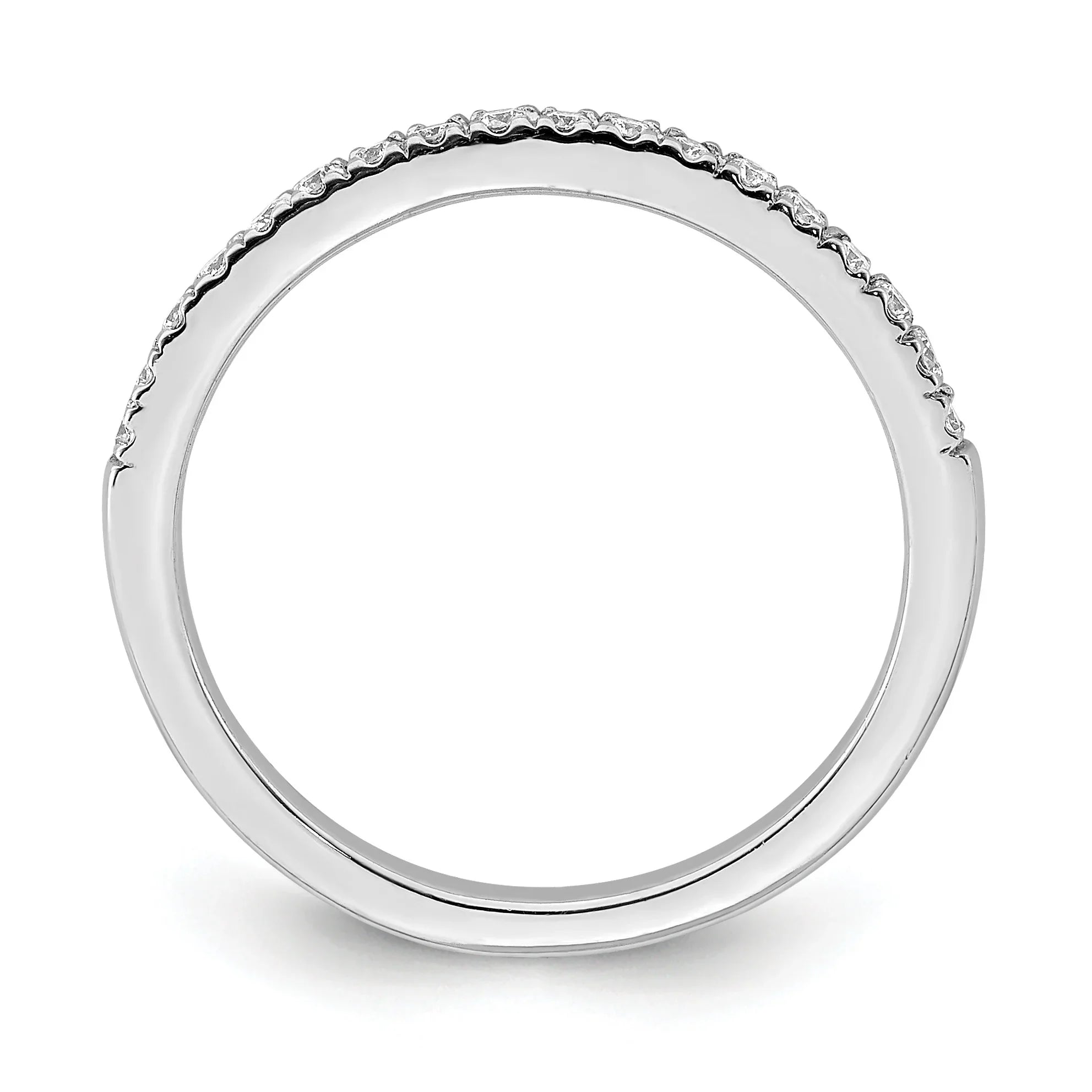 14k Gold Lab Grown Diamond Wedding Band Eternity Ring