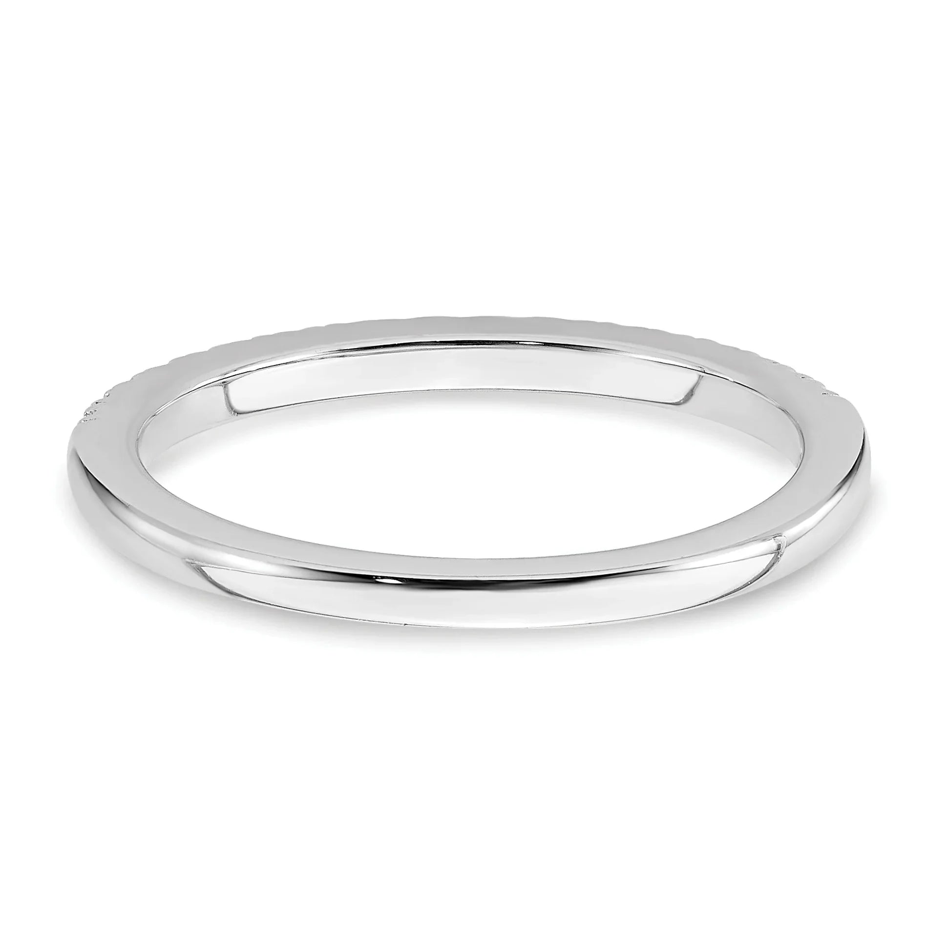 14k Gold Lab Grown Diamond Wedding Band Eternity Ring