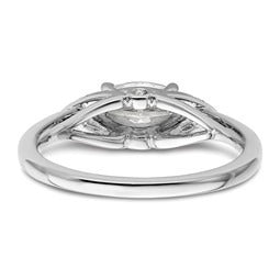 Lab Grown Diamond East-West Marquise Engagement Ring