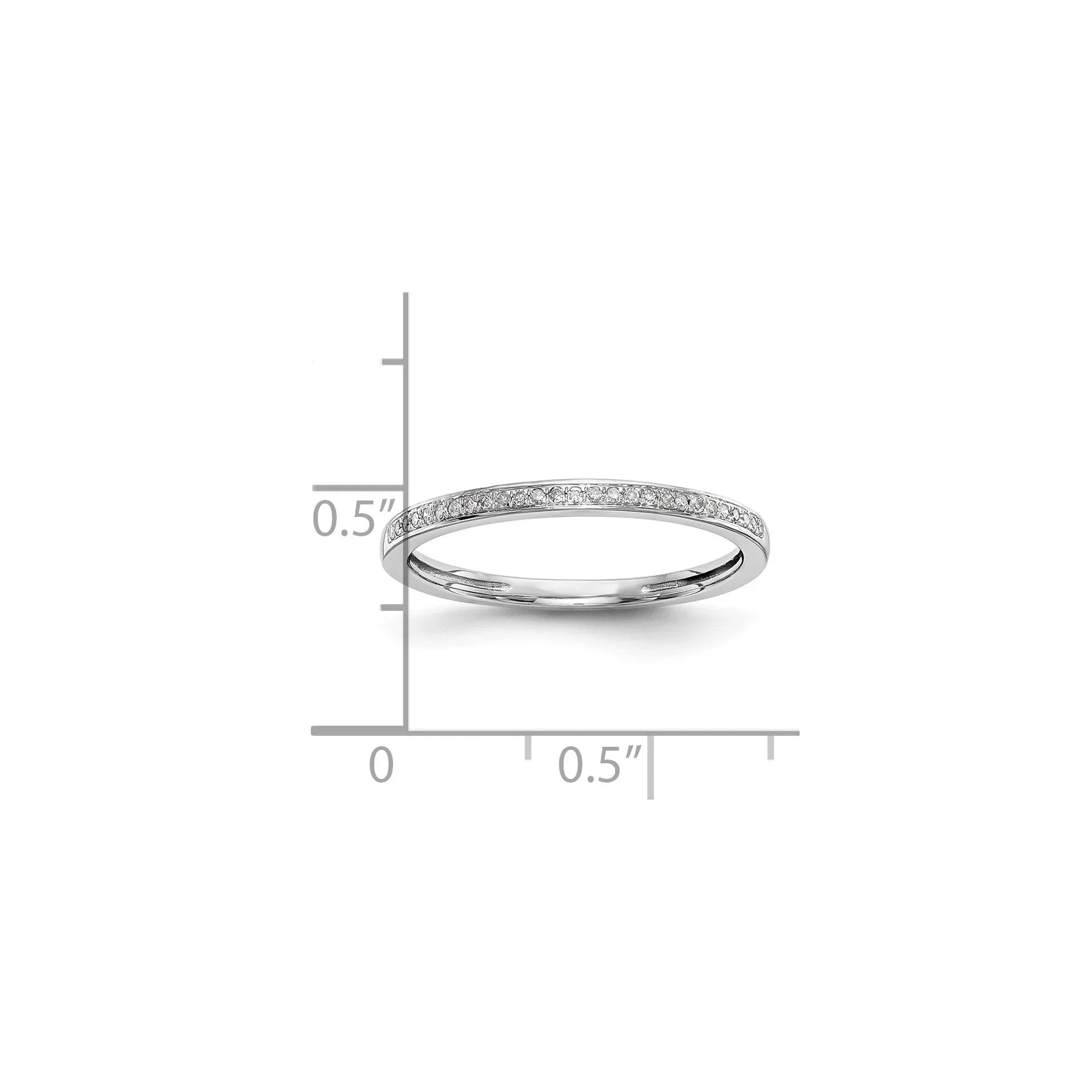 White Gold Lab Grown Diamond Set of 2 Wedding Ring - Fine Diamond
