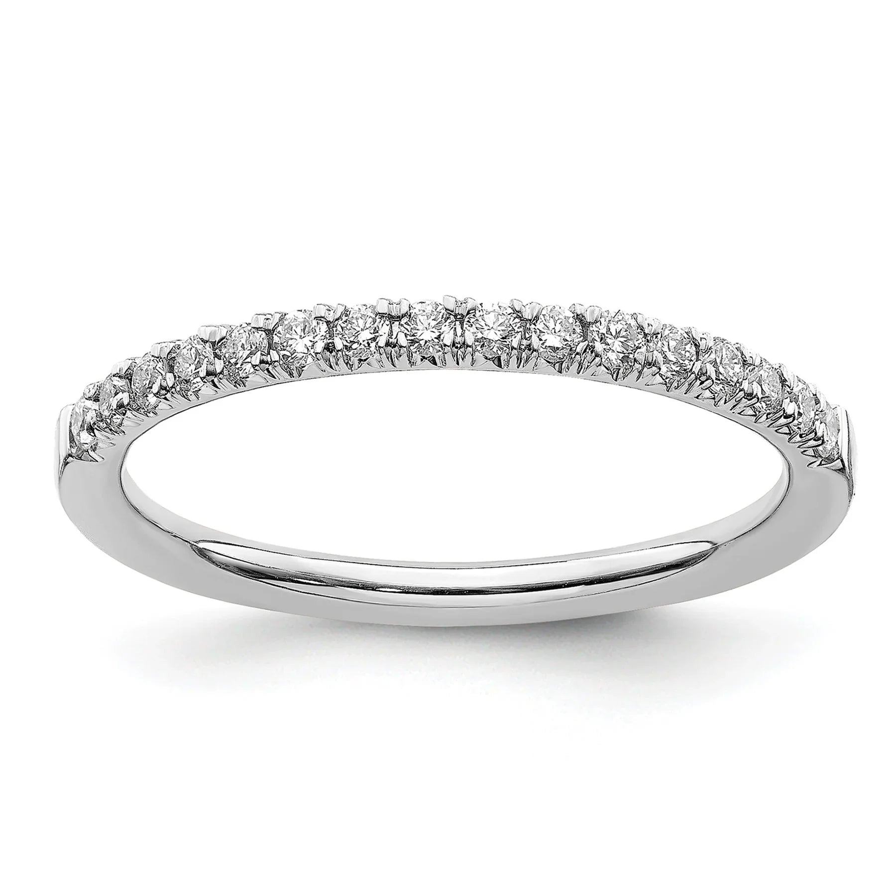 14K Gold Lab Grown Diamond Eternity Wedding Bands - Fine Diamond