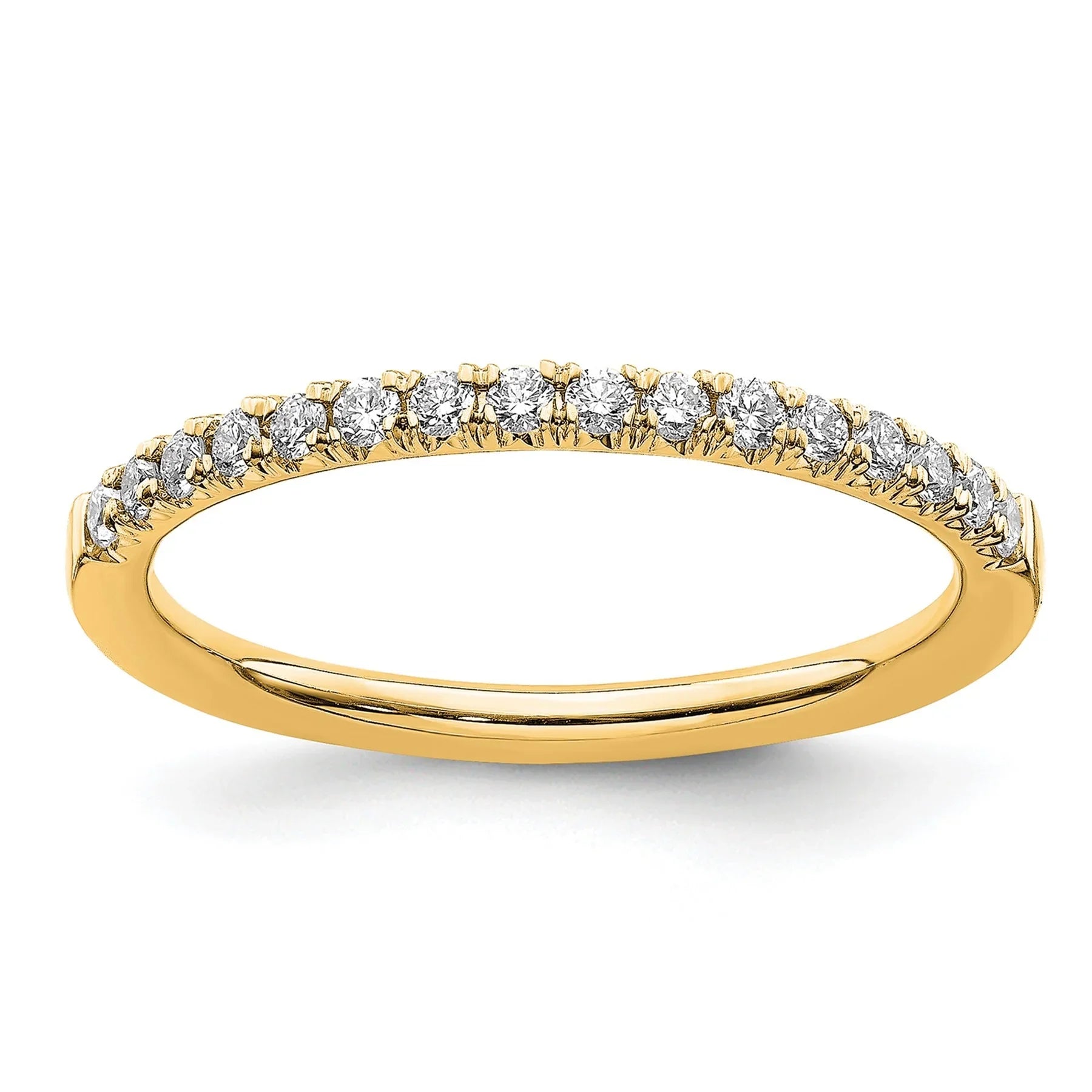 14K Gold Lab Grown Diamond Eternity Wedding Bands - Fine Diamond