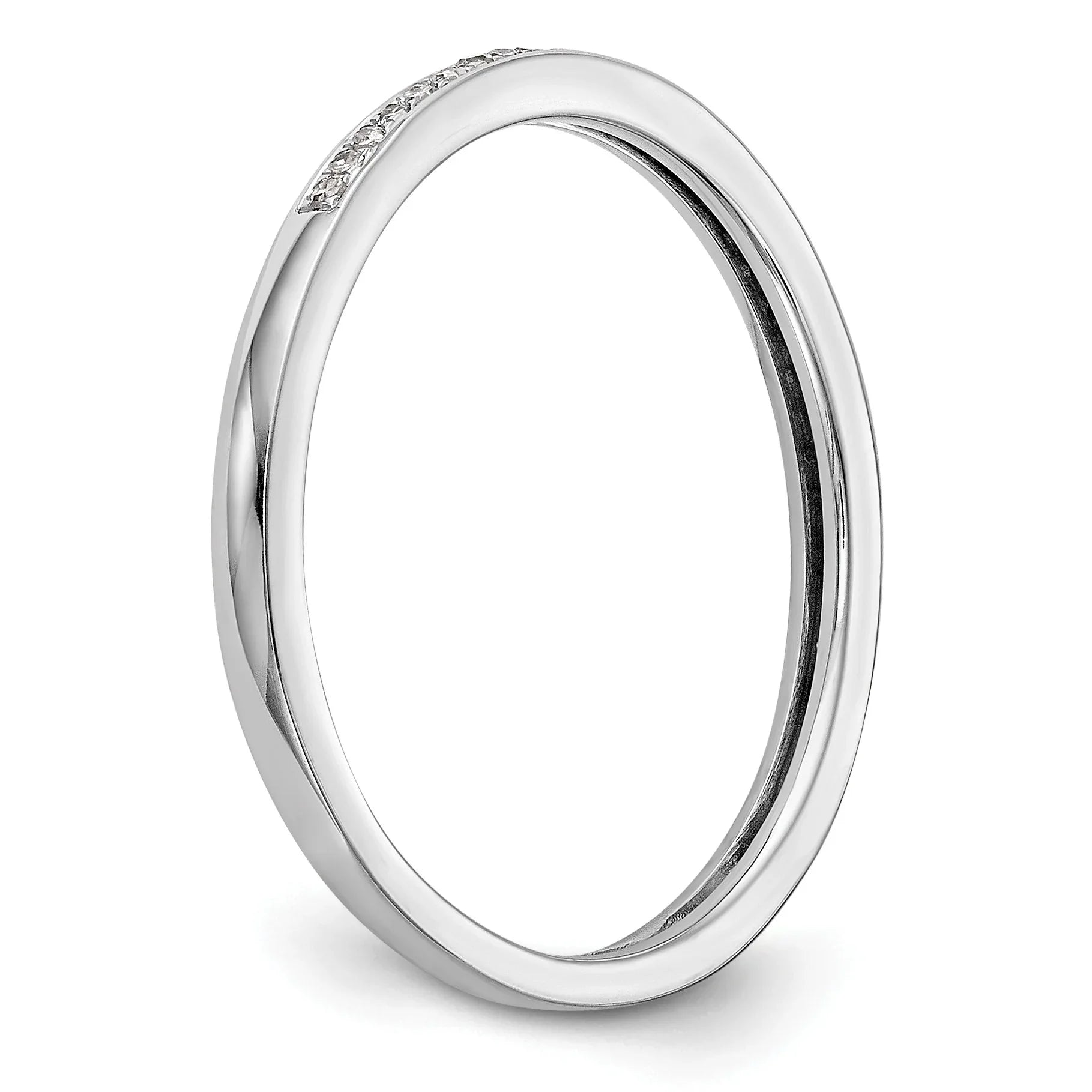 White Gold Lab Grown Diamond Set of 2 Wedding Ring - Fine Diamond