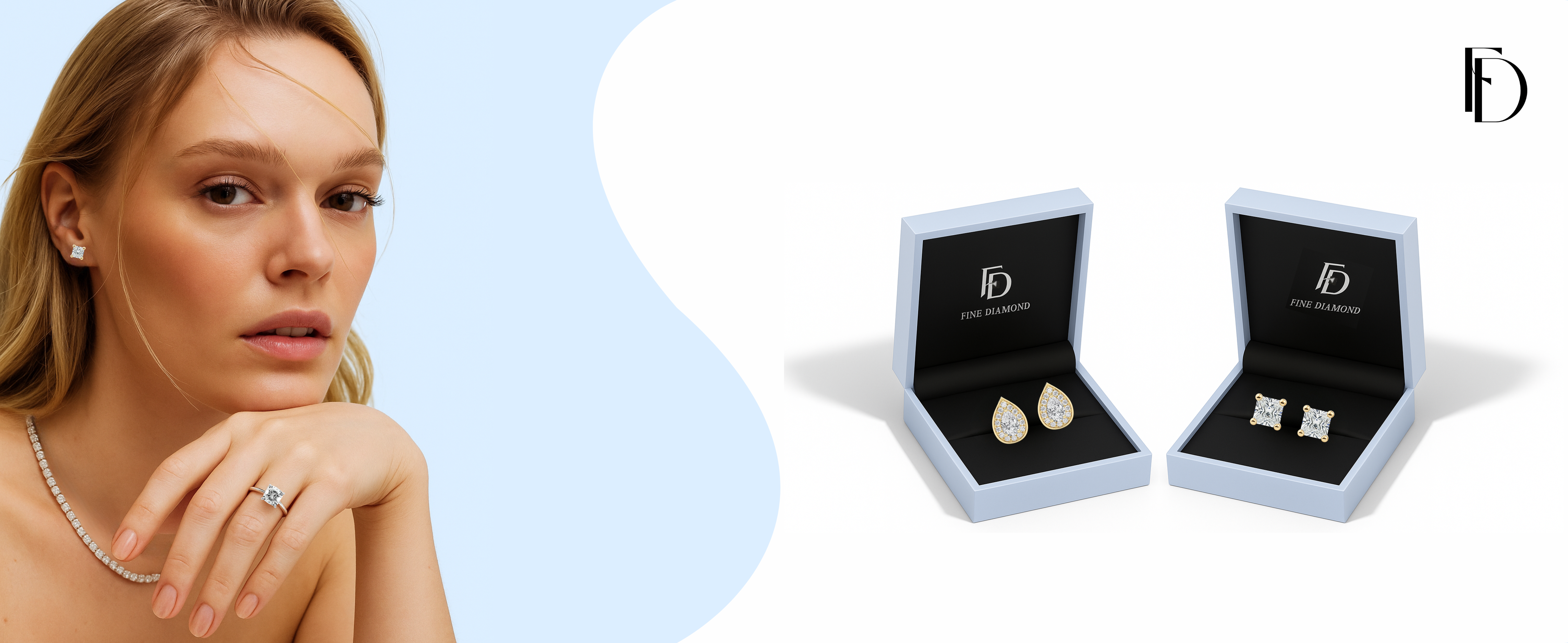 Lab-Grown Diamond Stud Earrings Daily