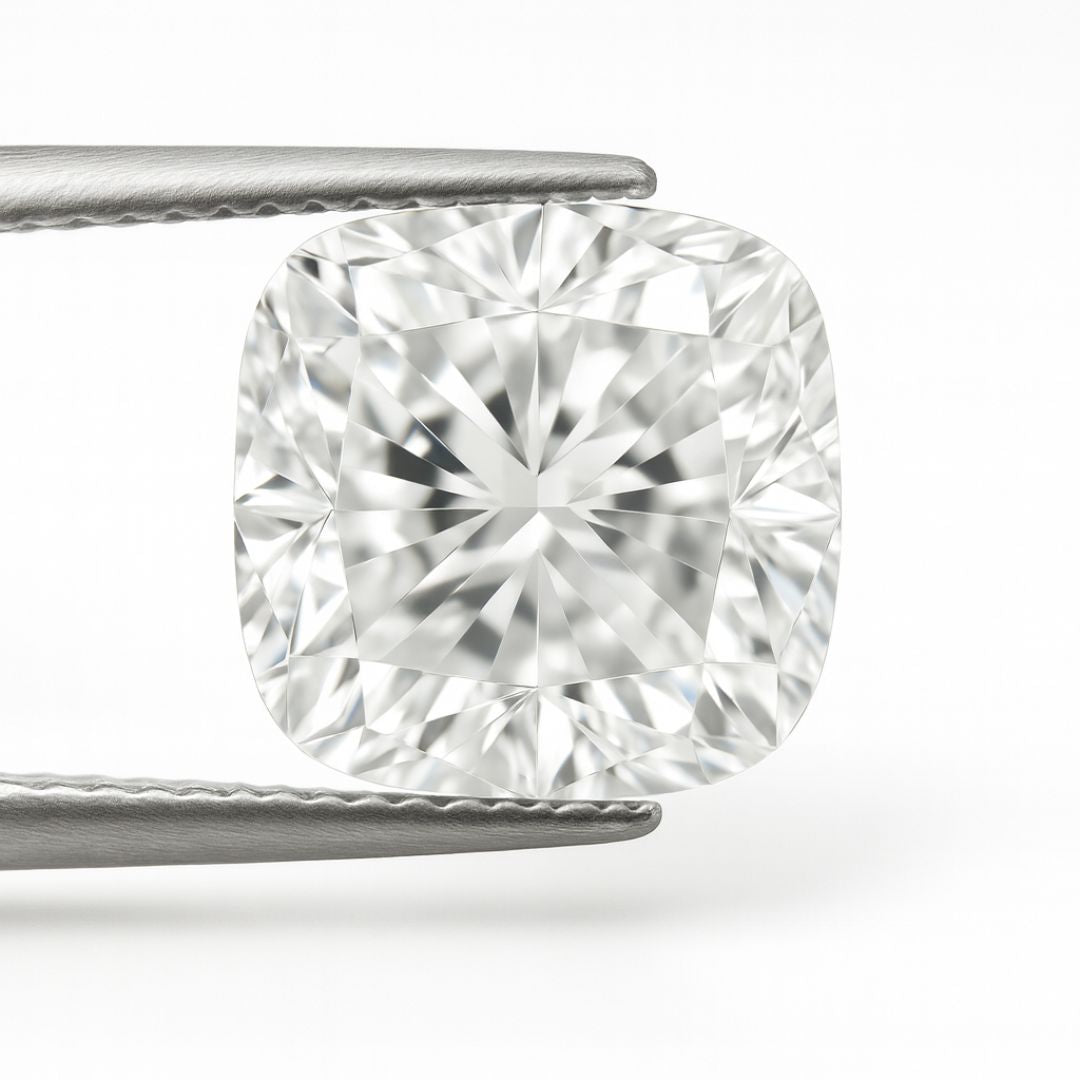 Cushion Cut Loose Lab Grown Diamond Stone VS2 IGI Certified