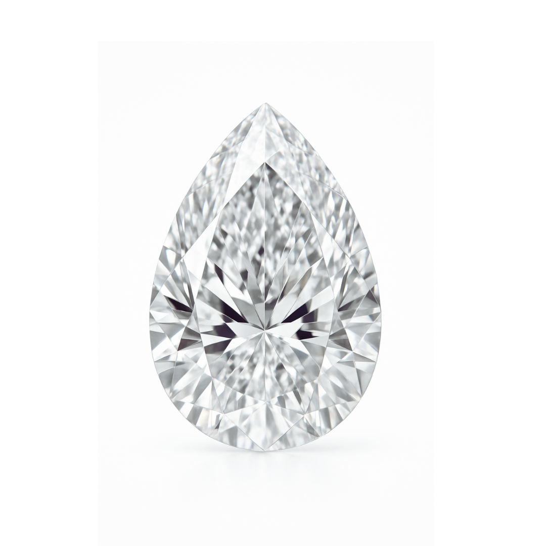 Pear Shaped Loose Lab Grown Diamond Stone VS1 IGI Certified
