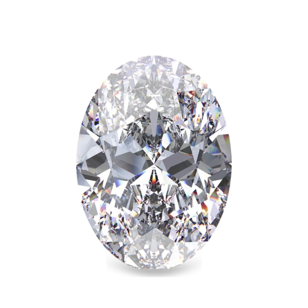 Oval Loose Lab Grown Diamond Stone VVS1 IGI Certified