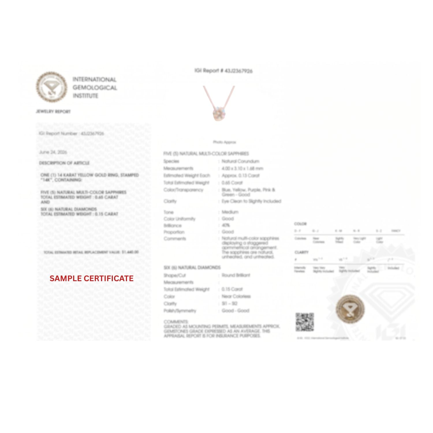 0.2ct round-shaped lab-grown diamond pendant in 14K White Gold