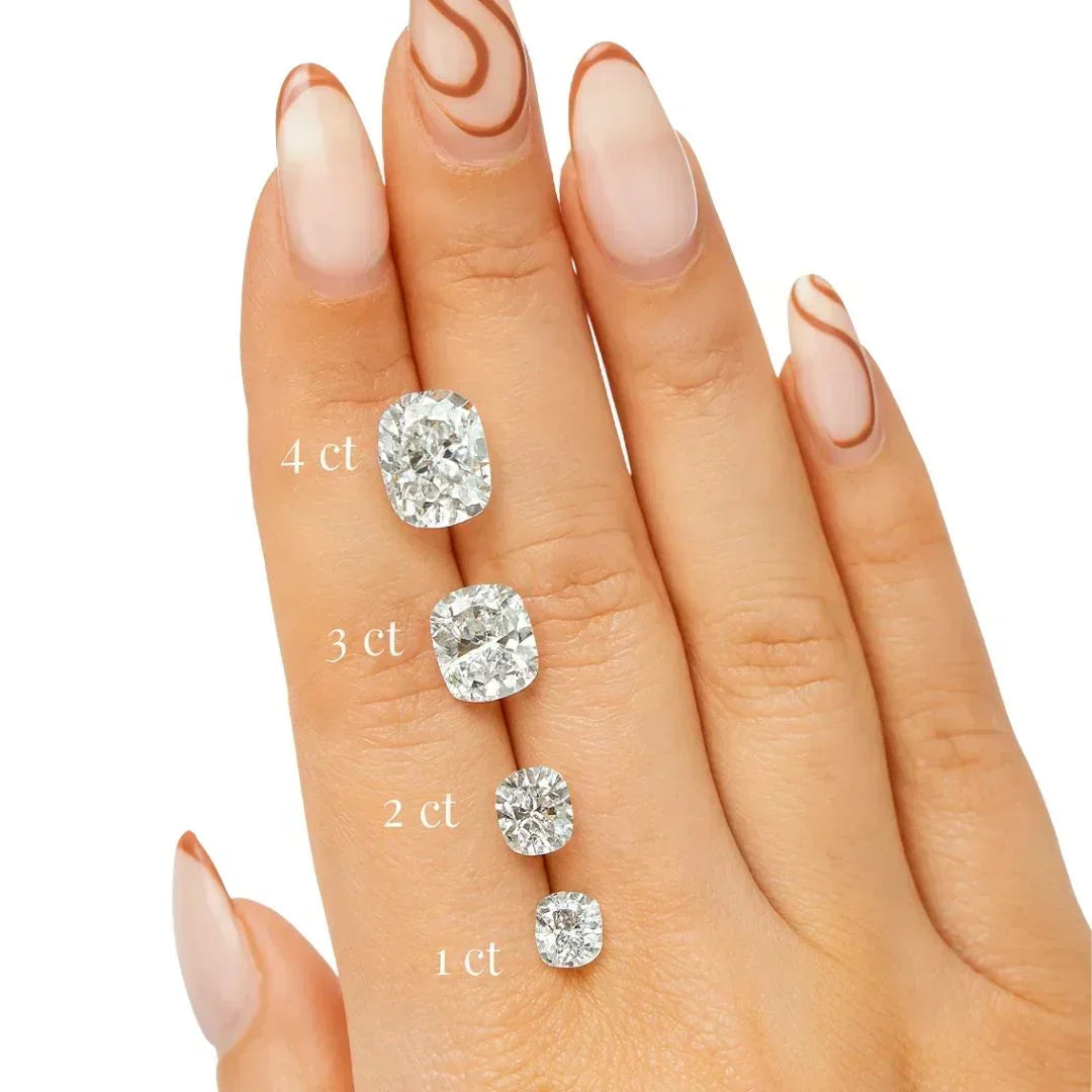 Long Cushion Cut Loose Lab Grown Diamond Stone VVS1 IGI Certified - Fine Diamond