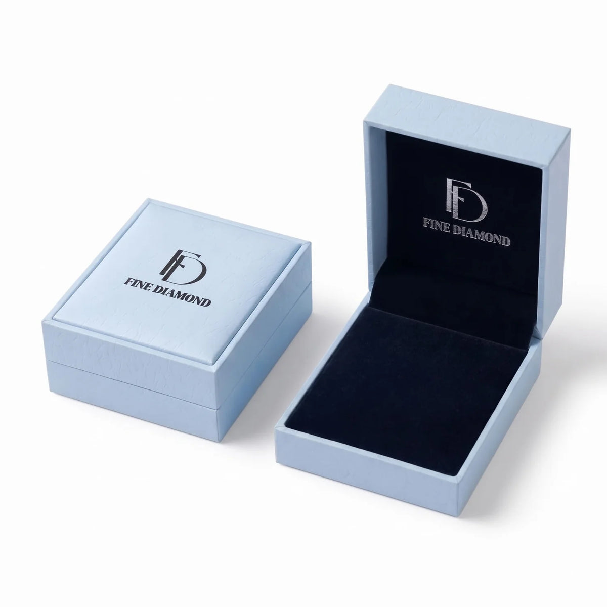 14k White Gold Lab Grown Diamond Hinged Hoop Earrings 1 carat