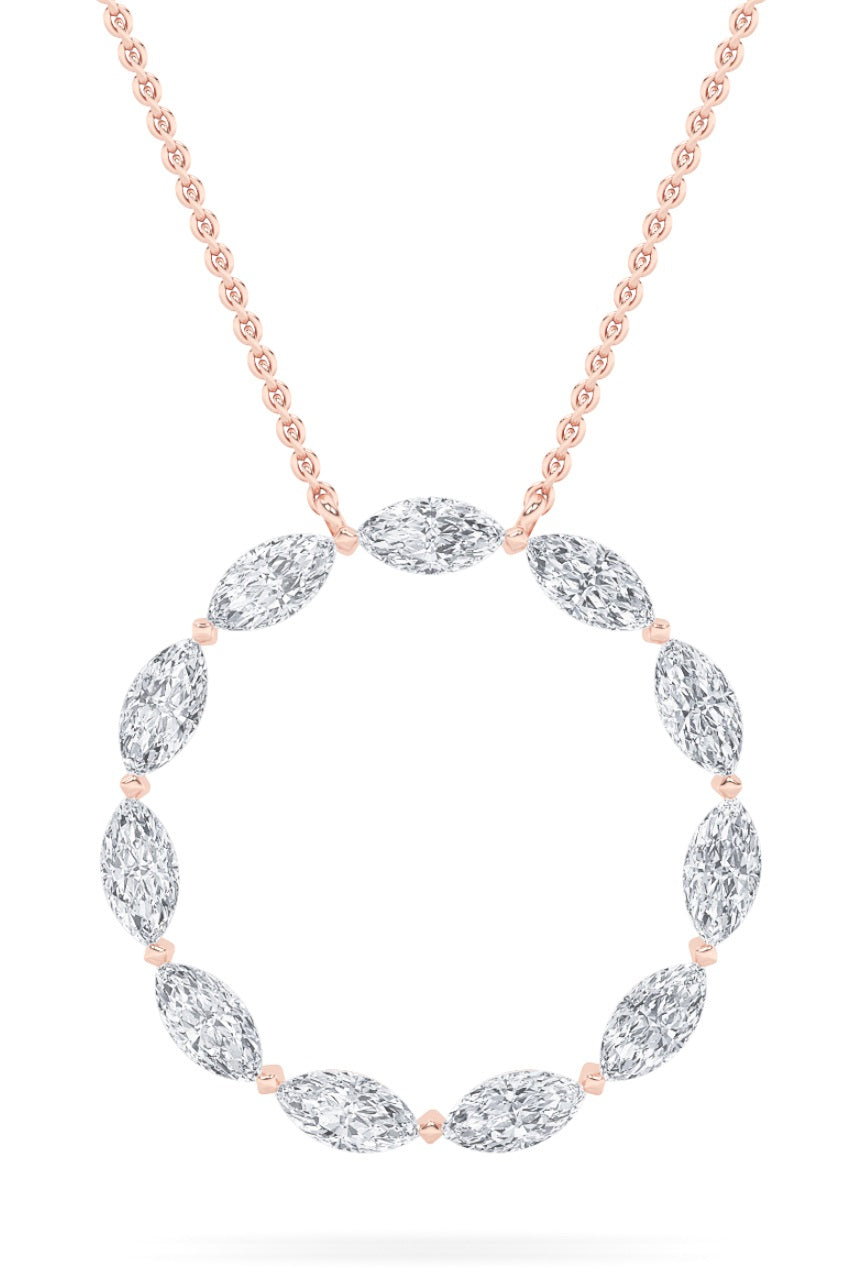 Lab grown diamond necklace for women