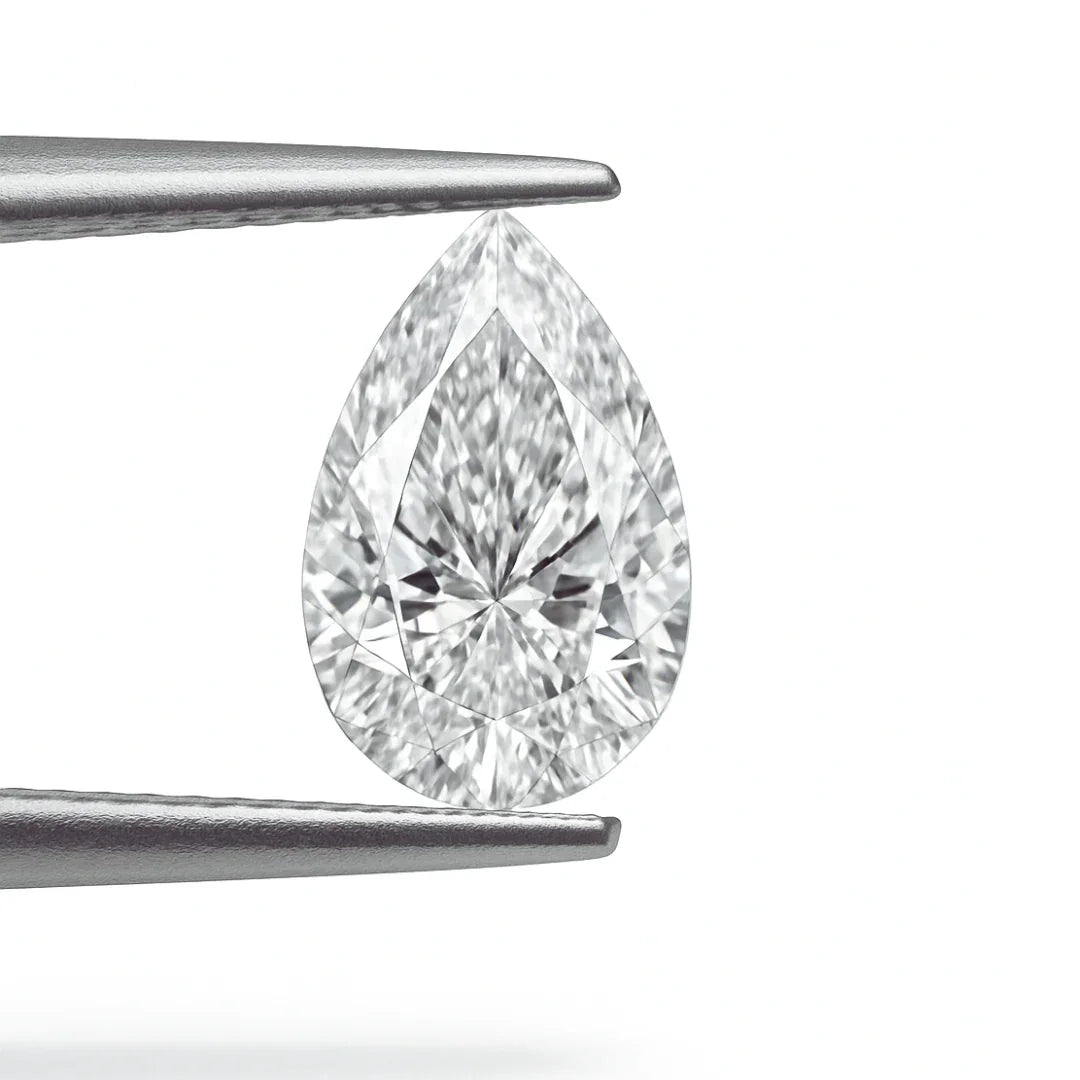 Pear Shaped Loose Lab Grown Diamond Stone SI1 IGI Certified - Fine Diamond