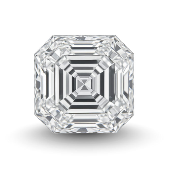 Asscher Cut Loose Lab Grown Diamond Stone SI1 IGI Certified