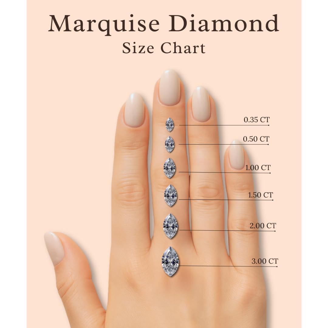 Marquise Loose Lab Grown Diamond Stone VVS1 IGI Certified