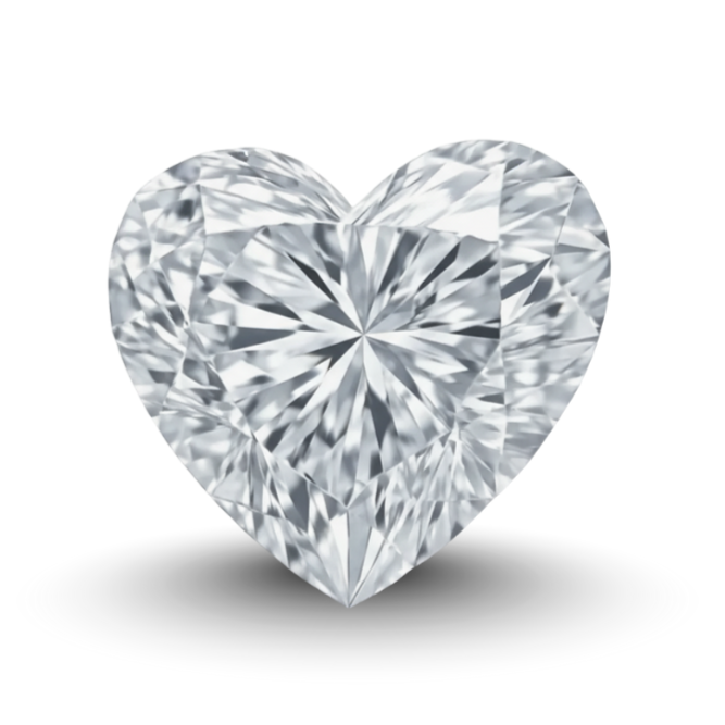 Heart Loose Lab Grown Diamond Stone SI1 IGI Certified